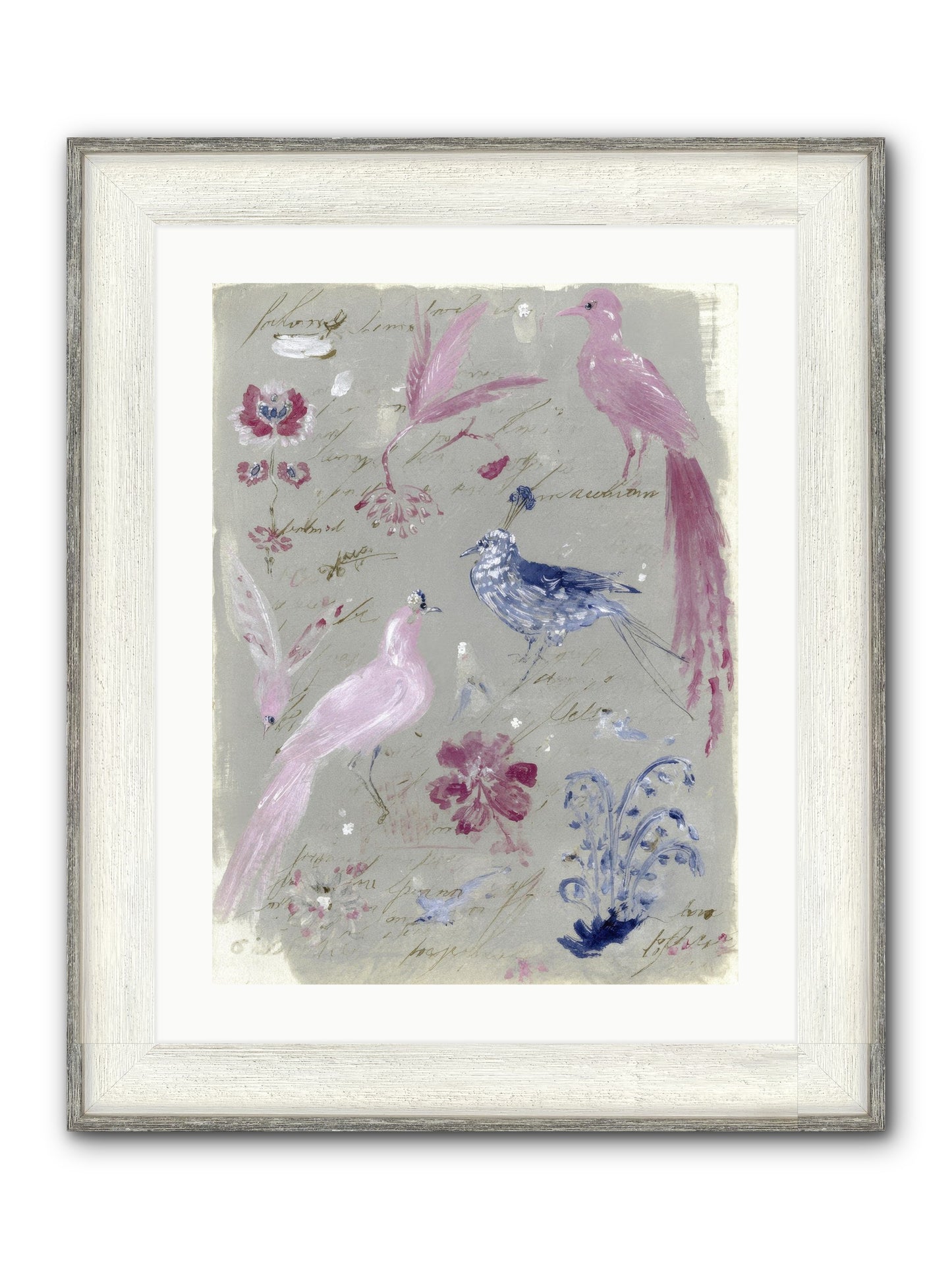 Thimble & Moon Society Framed Print - Driftwood White 18x24