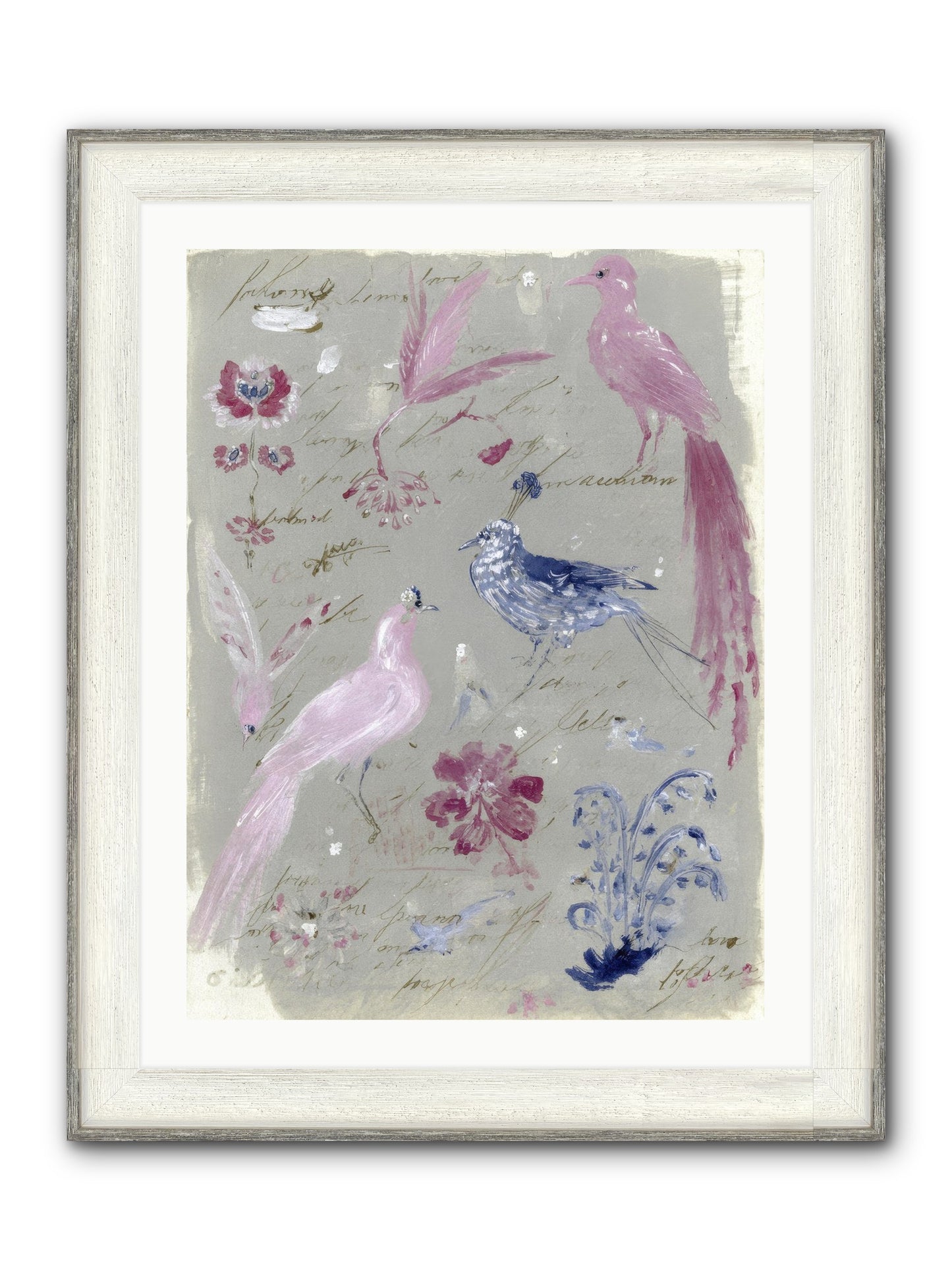 Thimble & Moon Society Framed Print - Driftwood White 24x32