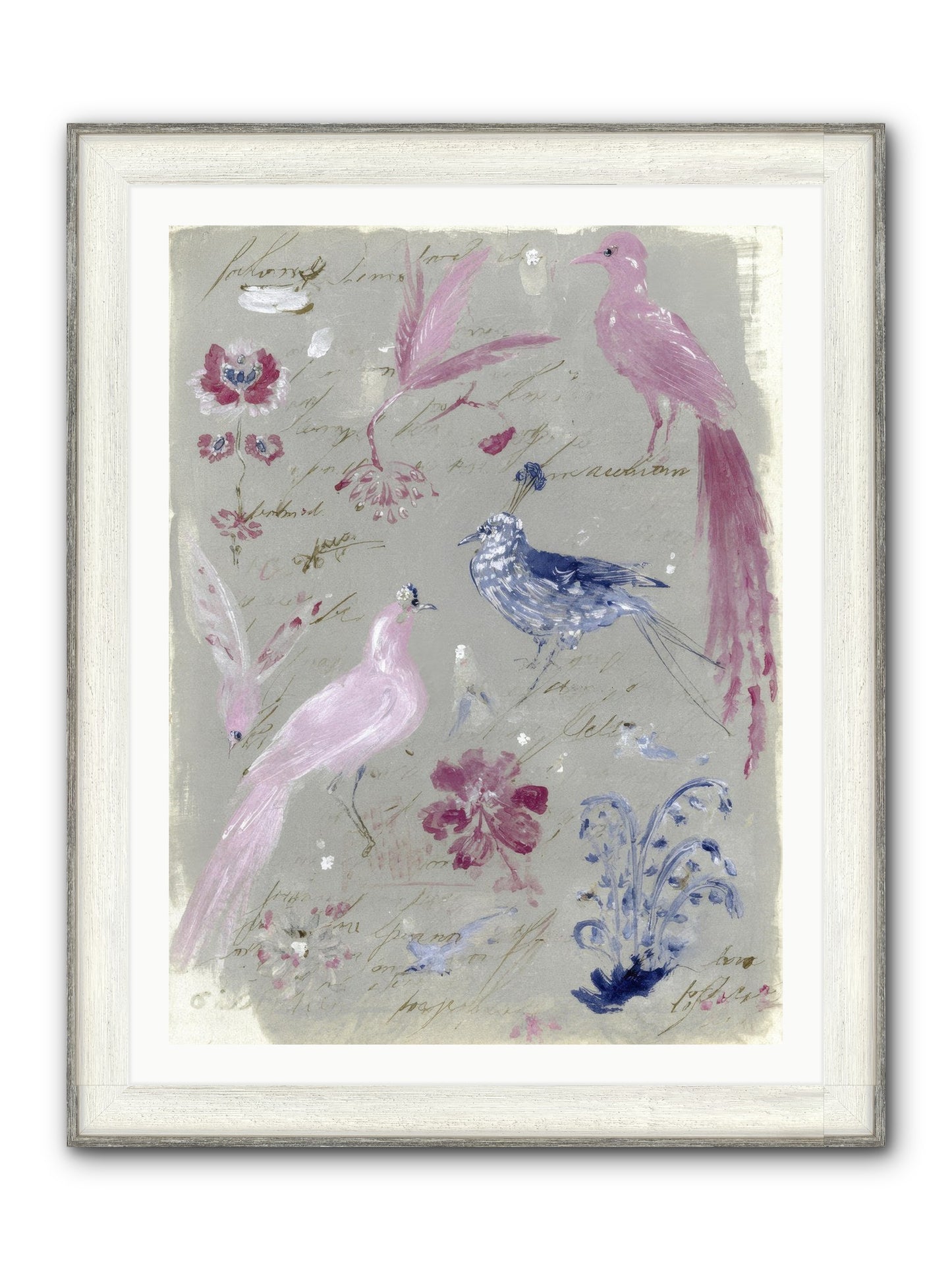 Thimble & Moon Society Framed Print - Driftwood White 30x40