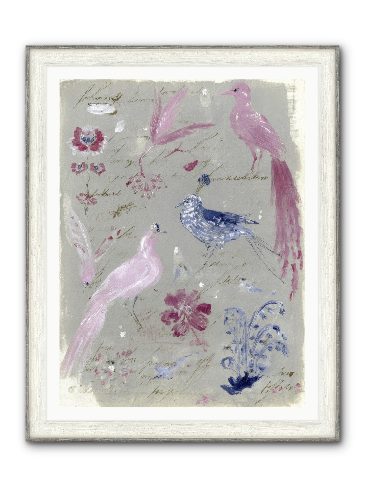 Thimble & Moon Society Framed Print - Driftwood White 36x48