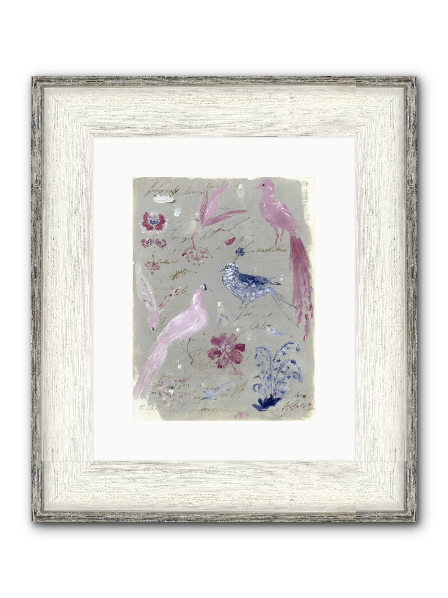 Thimble & Moon Society Framed Print - Driftwood White 9x12