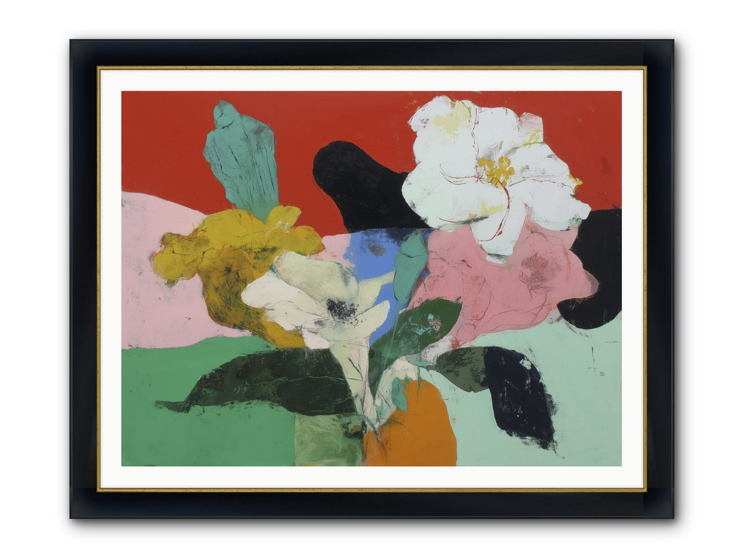 This Day Framed Print - Wide Black w/Gold 48x36