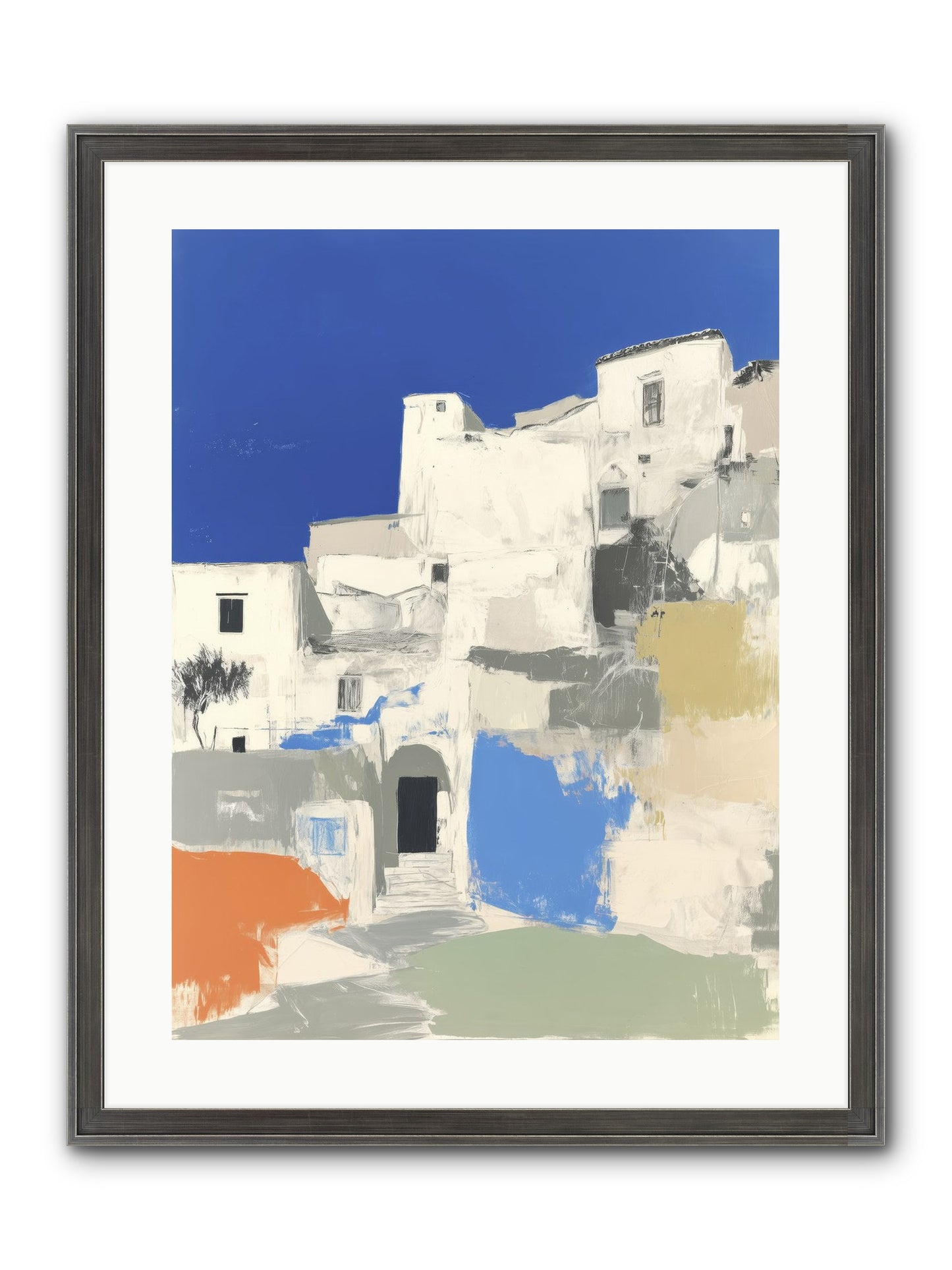 Thistleborne Framed Print - Slimwoods Black/Silver 18x24