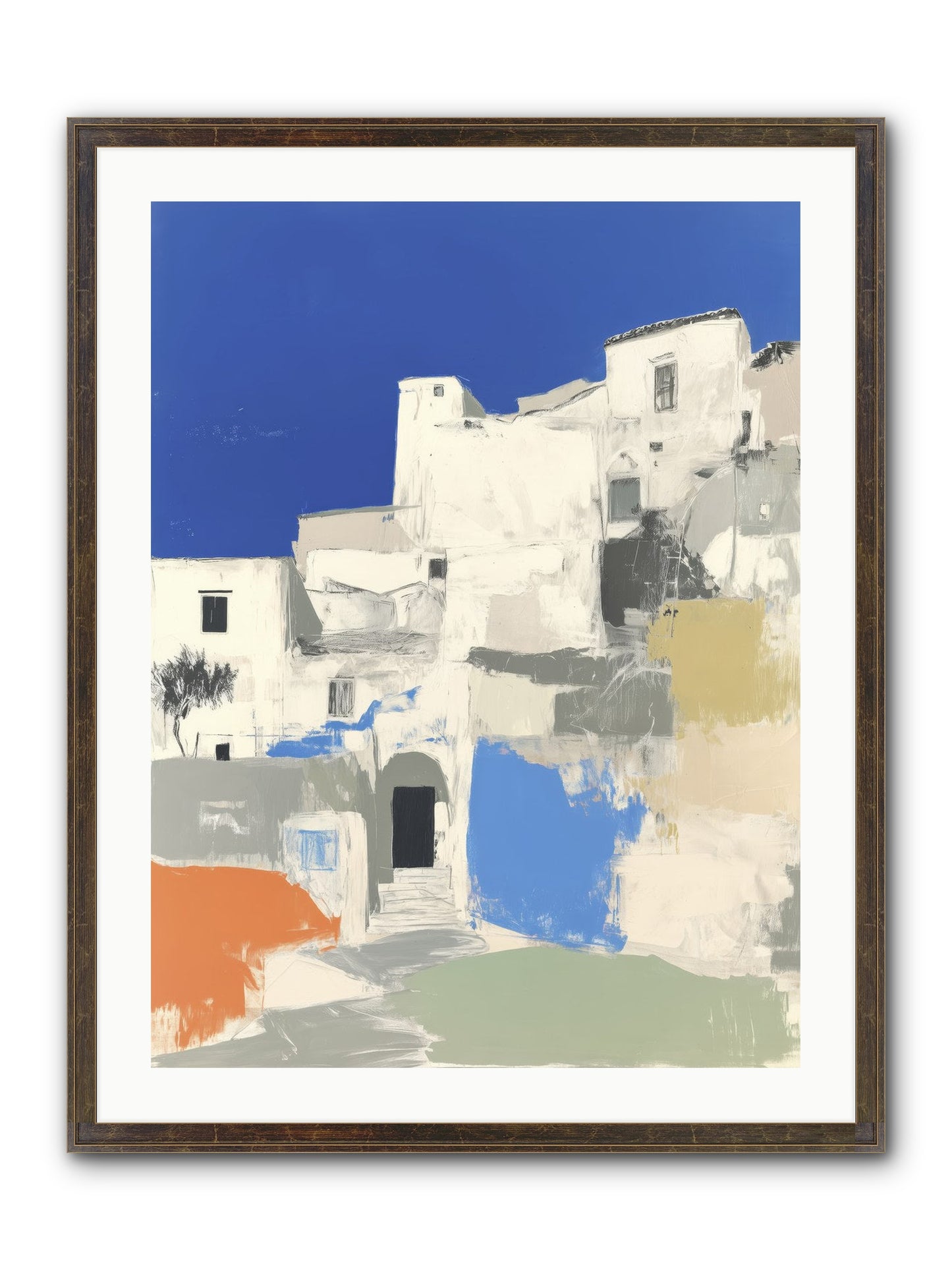 Thistleborne Framed Print - Slimwoods Black/Gold 24x32