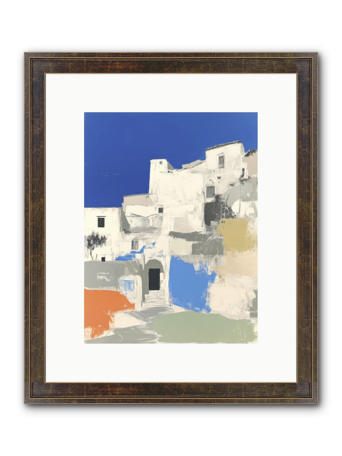Thistleborne Framed Print - Slimwoods Black/Gold 9x12