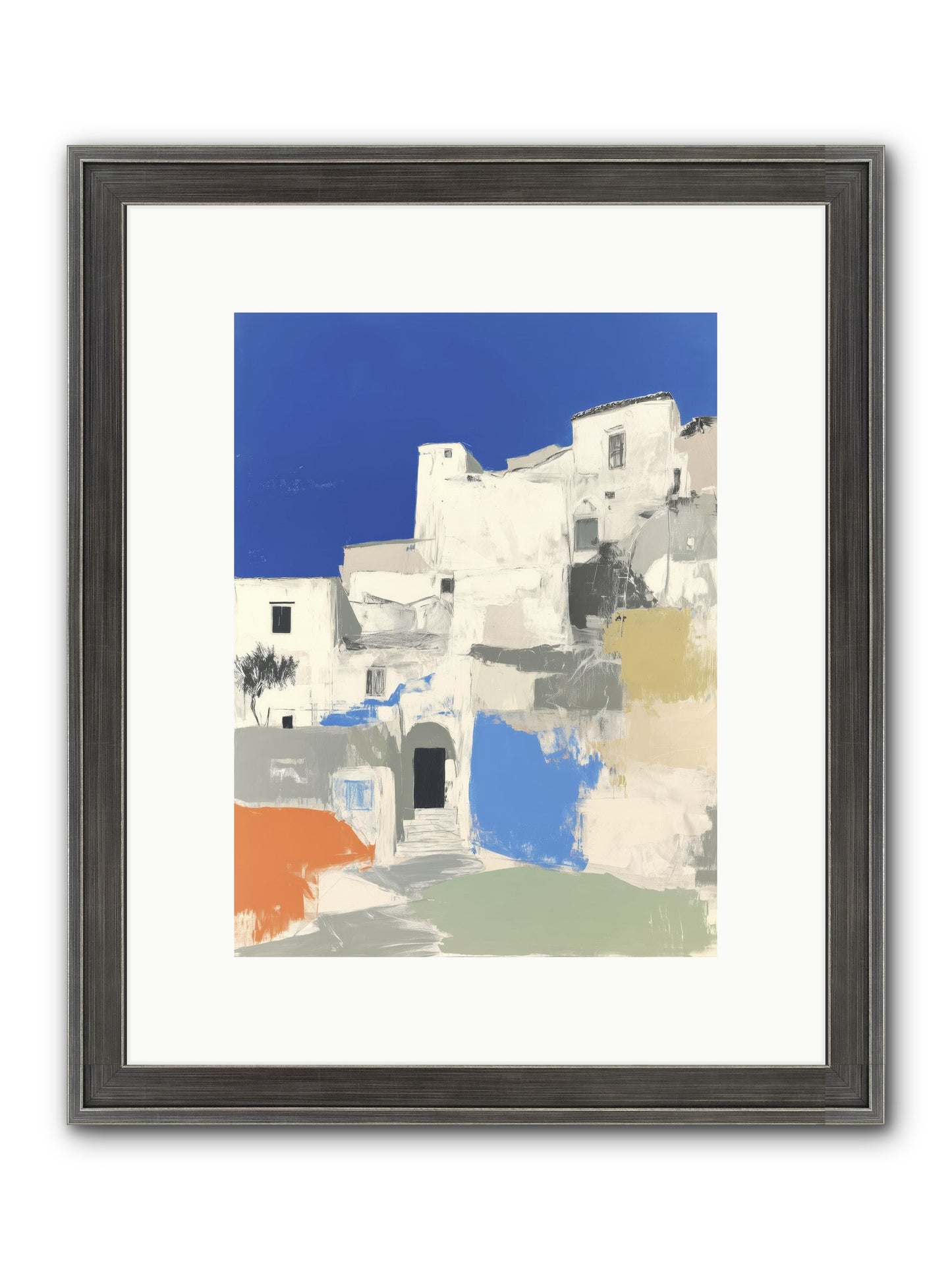 Thistleborne Framed Print - Slimwoods Black/Silver 9x12