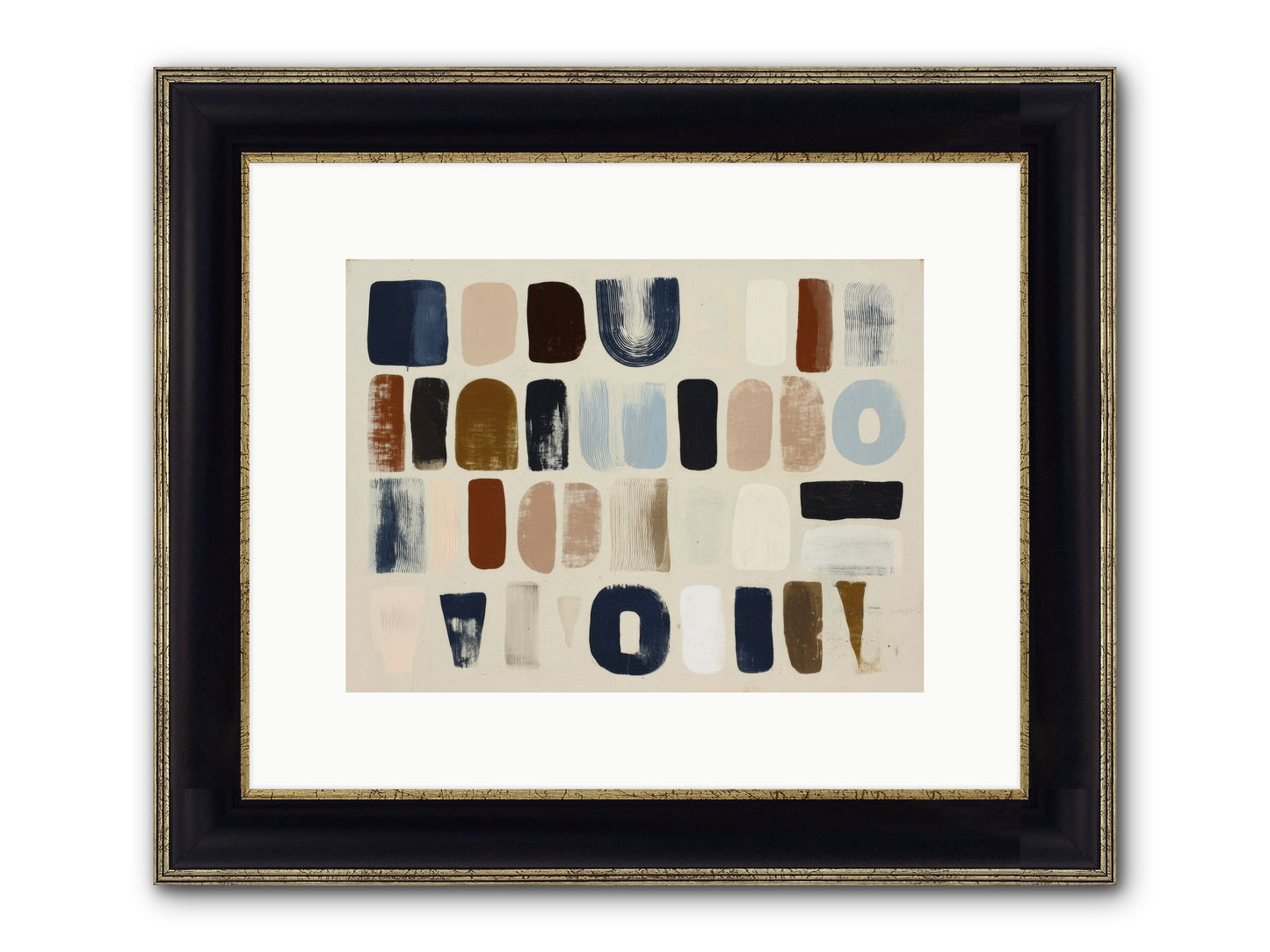 Thorn Ballet Framed Print - Black & Gold 12x9