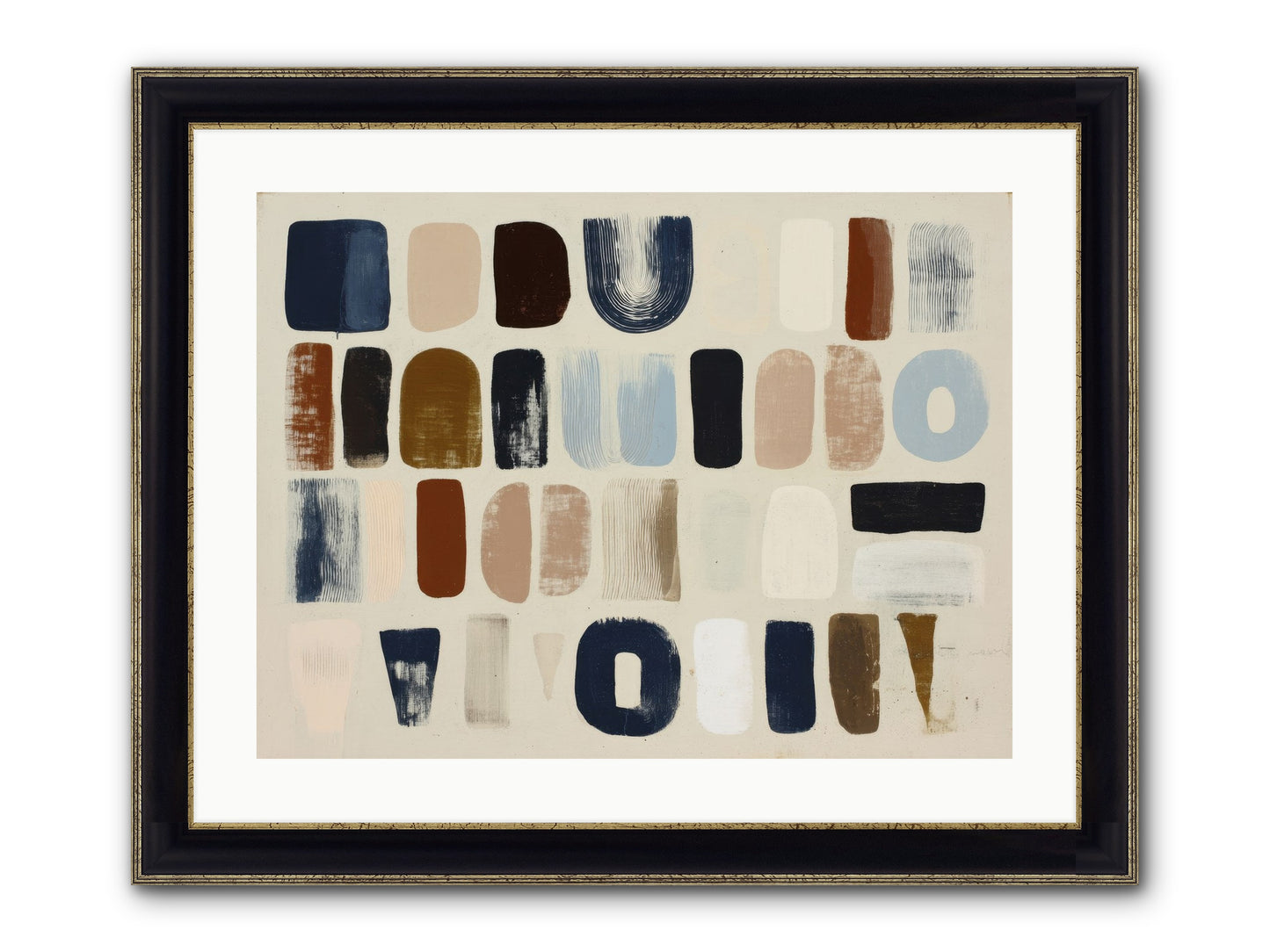 Thorn Ballet Framed Print - Black & Gold 24x18