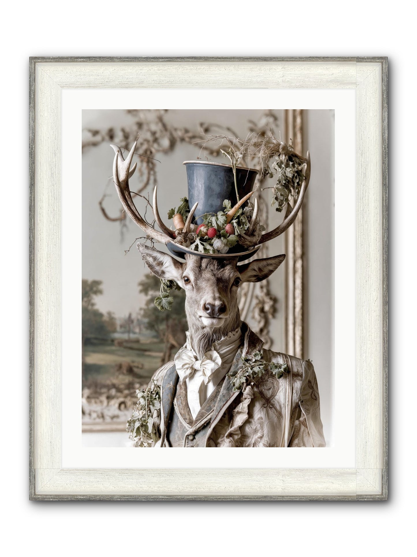 Thornborn Framed Print - Driftwood White 24x32