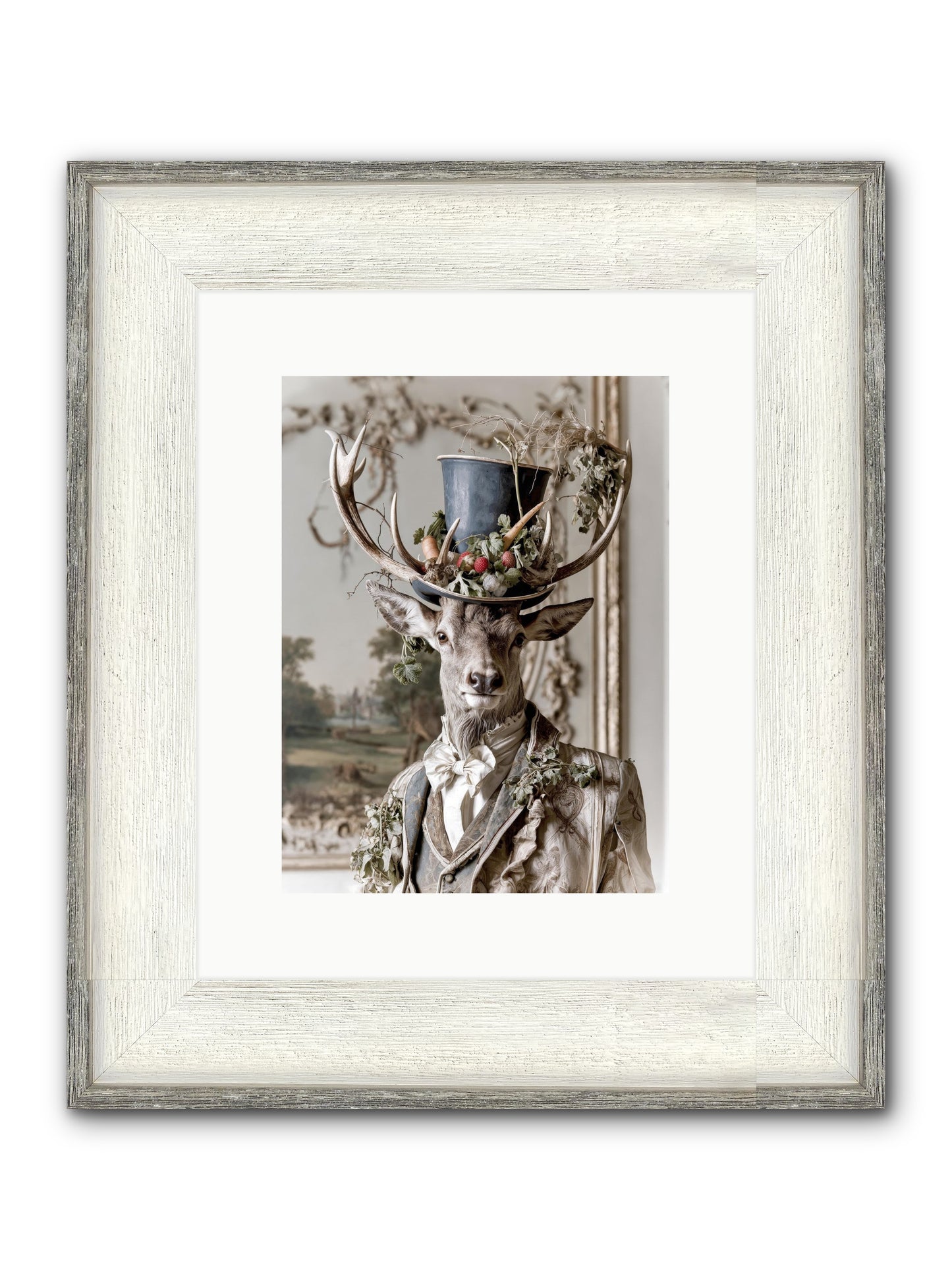 Thornborn Framed Print - Driftwood White 9x12