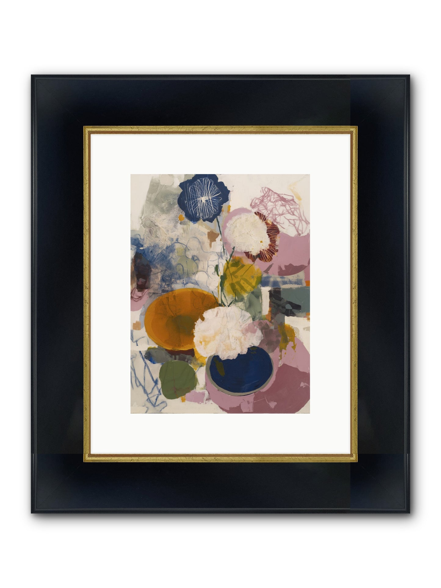 Thorncatcher Song Framed Print - Wide Black w/Gold 9x12