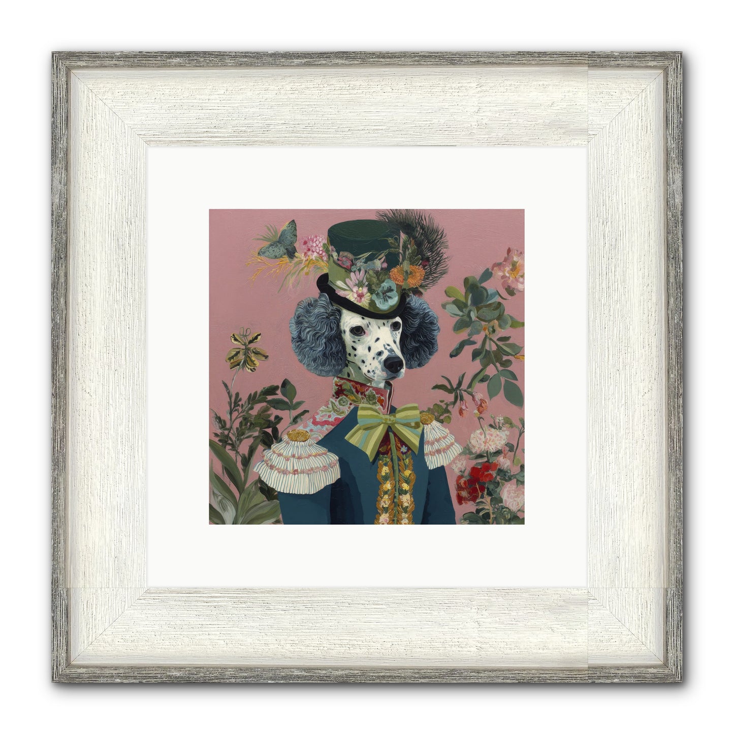 Thornfield Grace Framed Print - Driftwood White 10x10