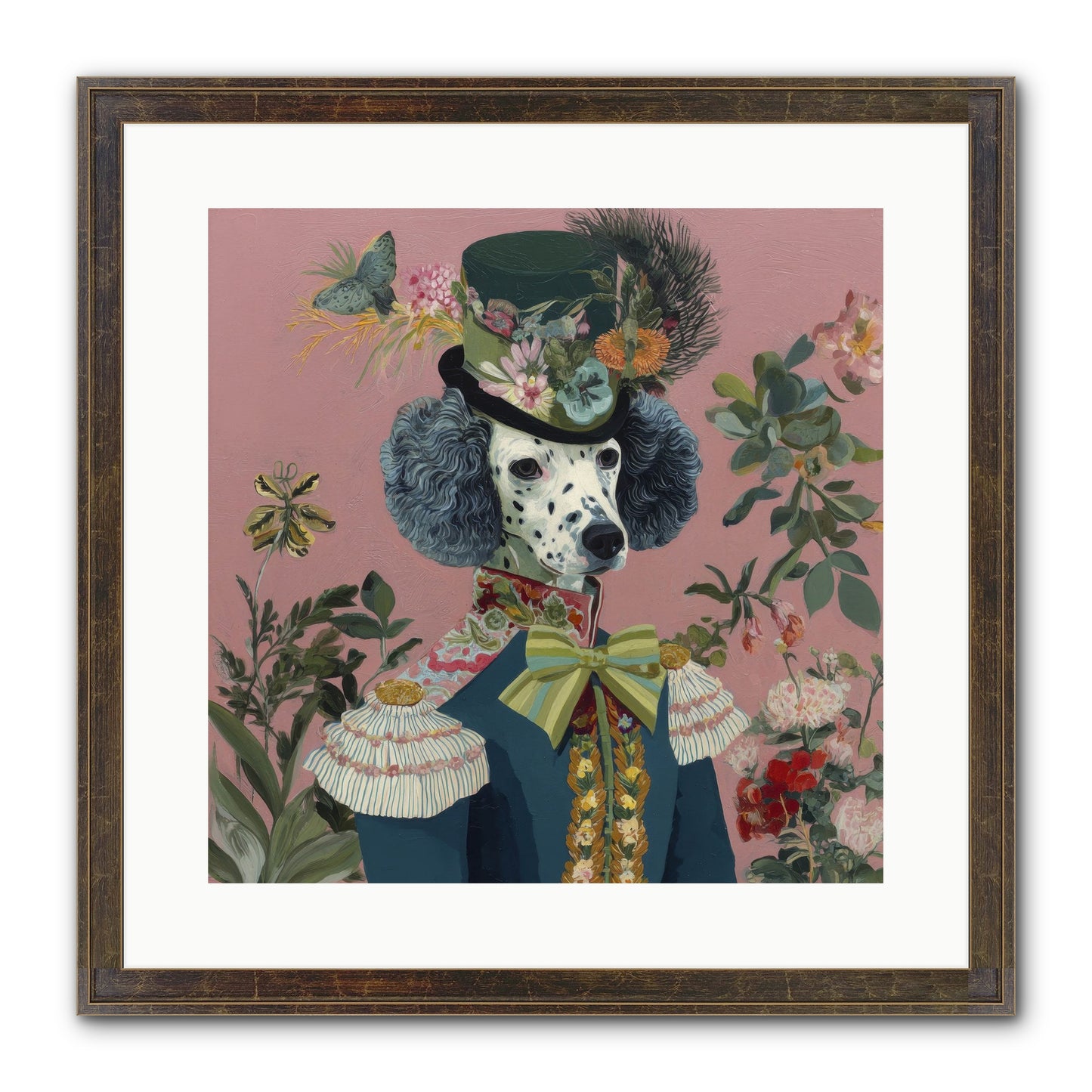 Thornfield Grace Framed Print - Slimwoods Black/Gold 16x16