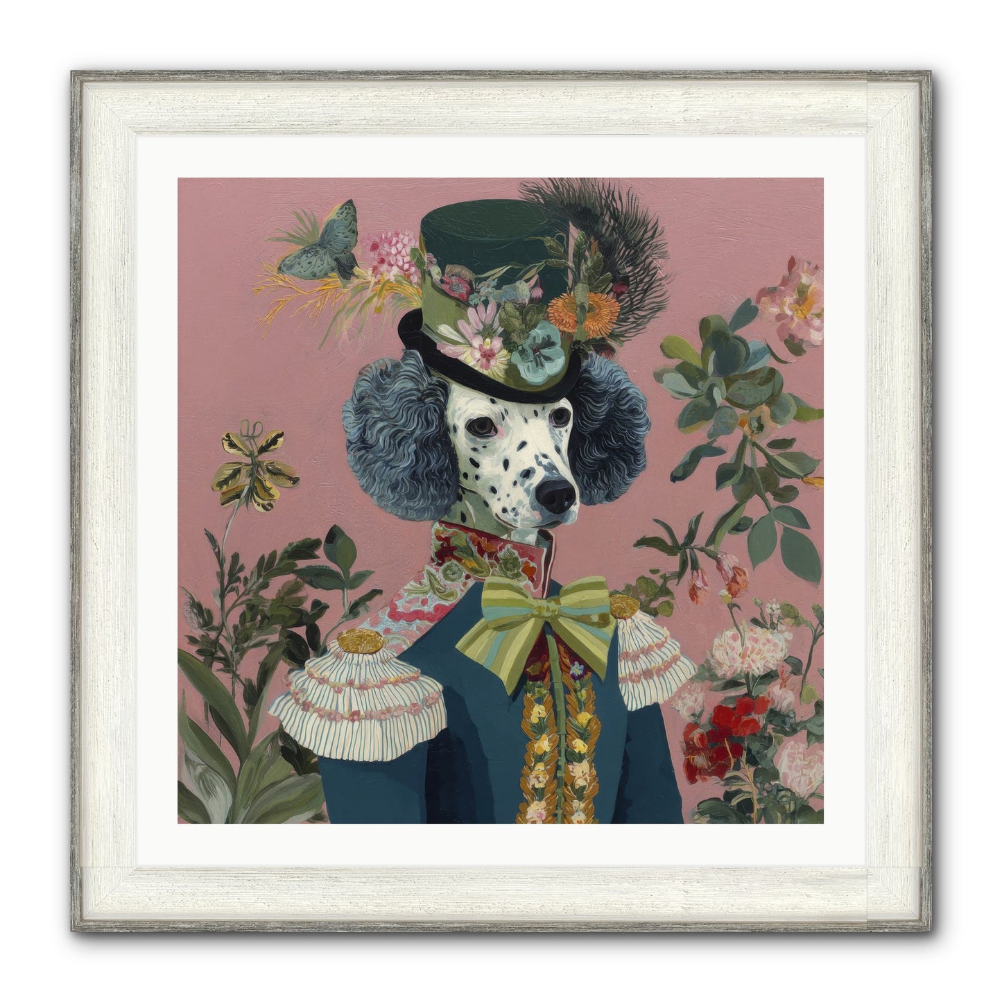 Thornfield Grace Framed Print - Driftwood White 30x30