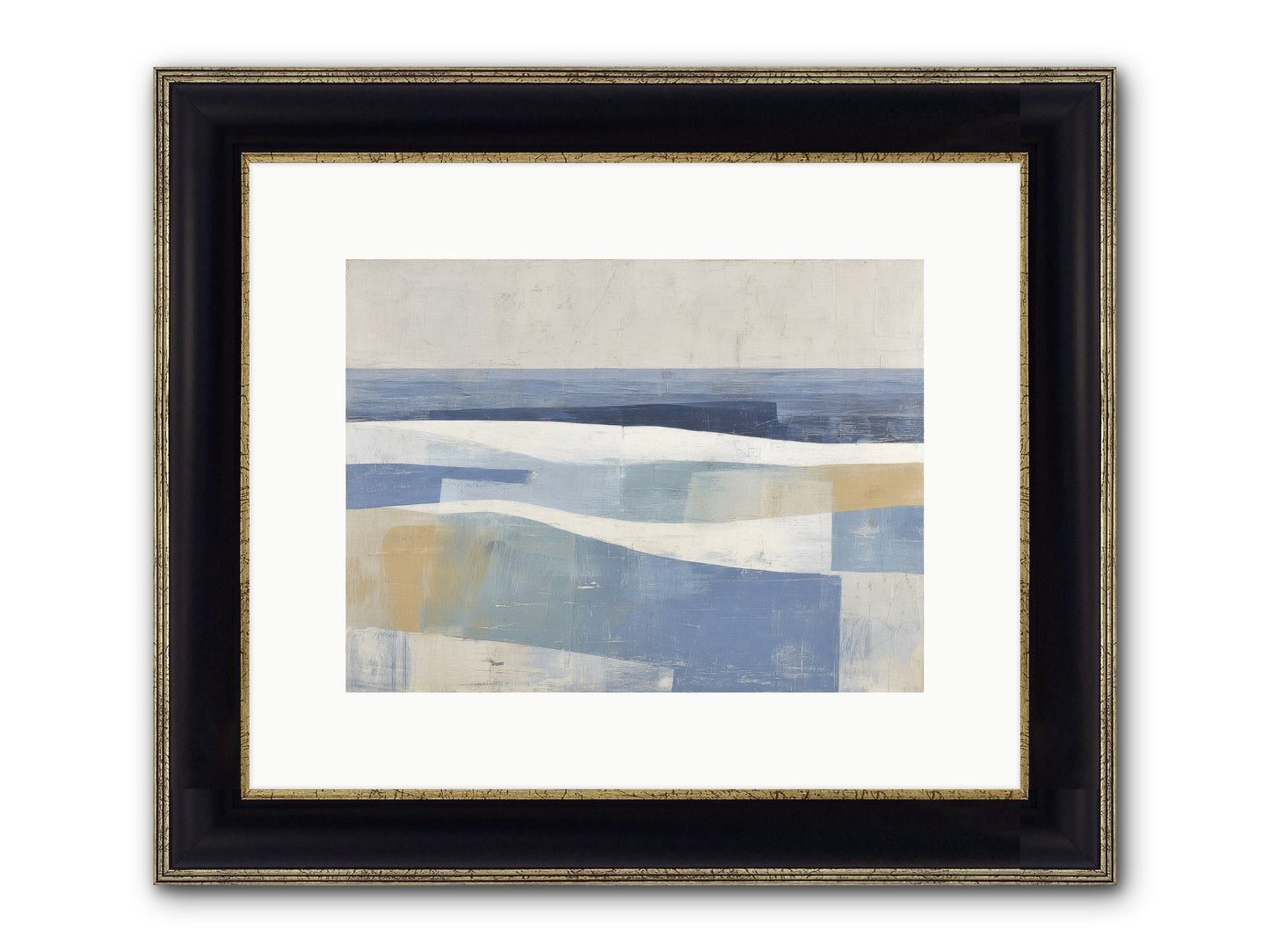 Thornwell Haven Framed Print - Black & Gold 12x9