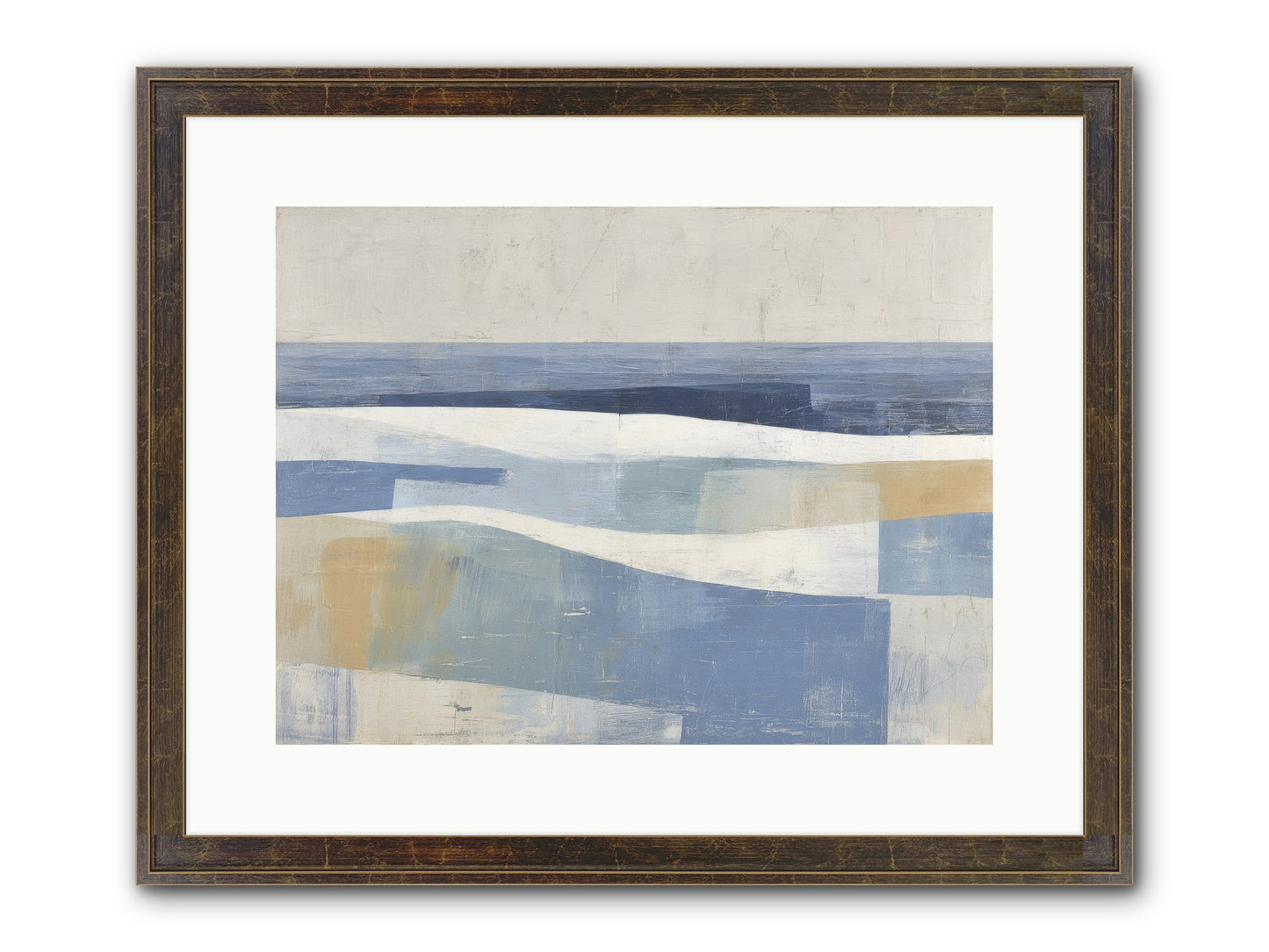 Thornwell Haven Framed Print - Slimwoods Black/Gold 16x12