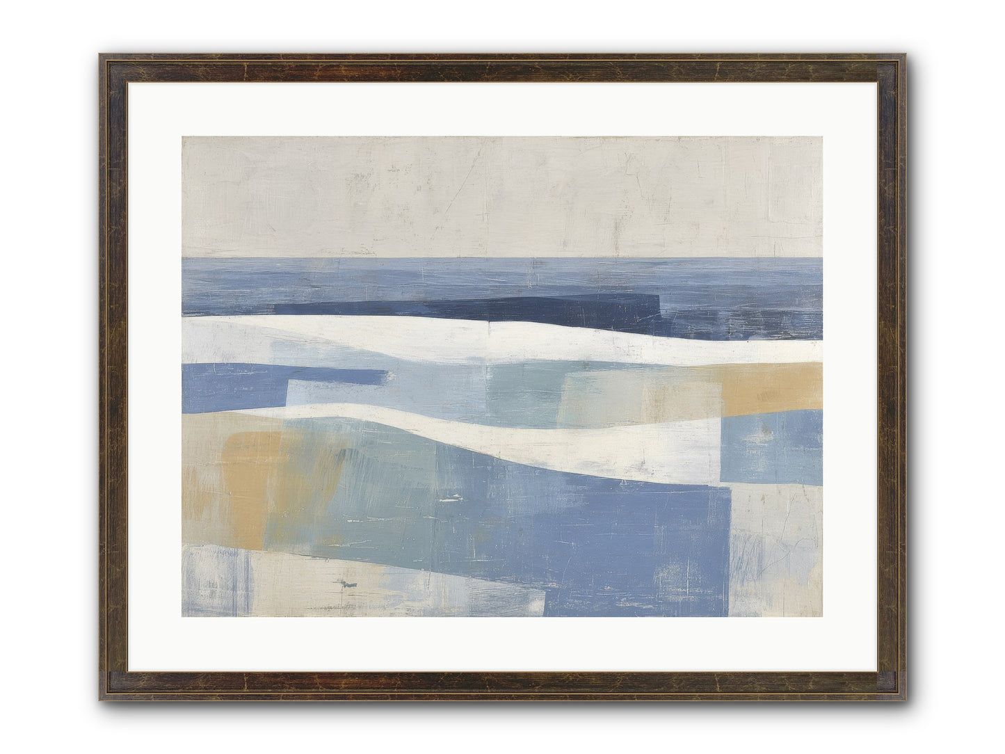 Thornwell Haven Framed Print - Slimwoods Black/Gold 24x18