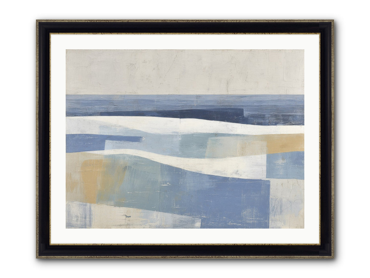 Thornwell Haven Framed Print - Black & Gold 32x24