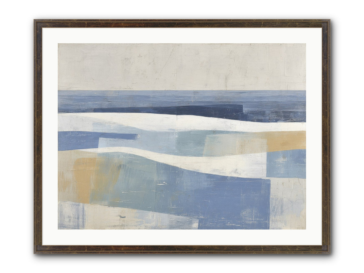 Thornwell Haven Framed Print - Slimwoods Black/Gold 32x24