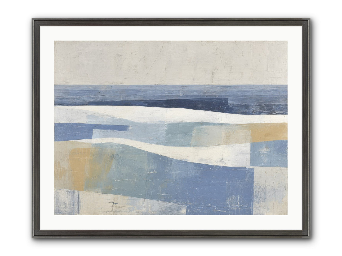 Thornwell Haven Framed Print - Slimwoods Black/Silver 32x24