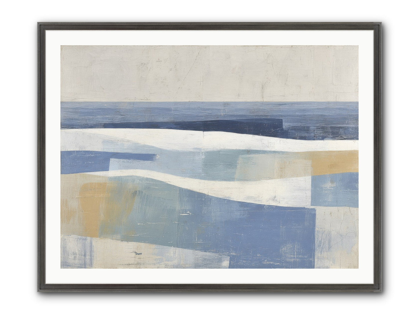 Thornwell Haven Framed Print - Slimwoods Black/Silver 40x30