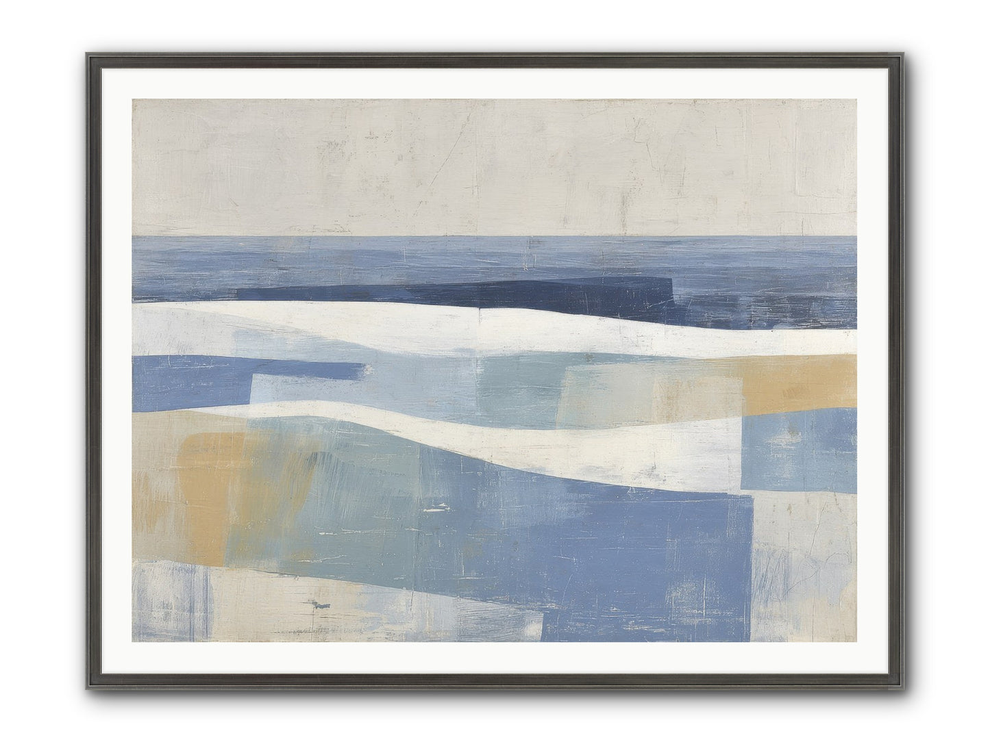 Thornwell Haven Framed Print - Slimwoods Black/Silver 48x36