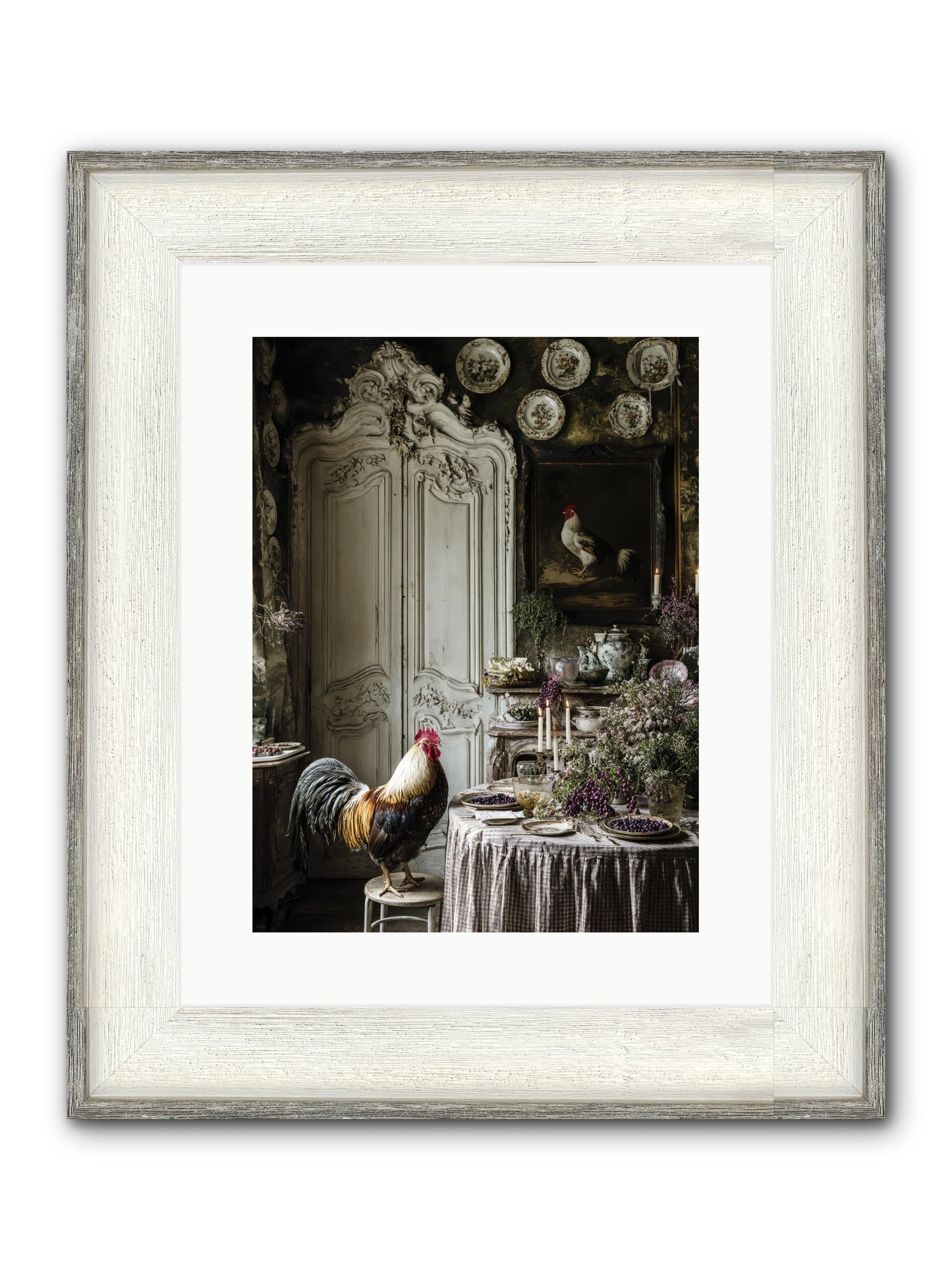 Those Memories Framed Print - Driftwood White 12x16