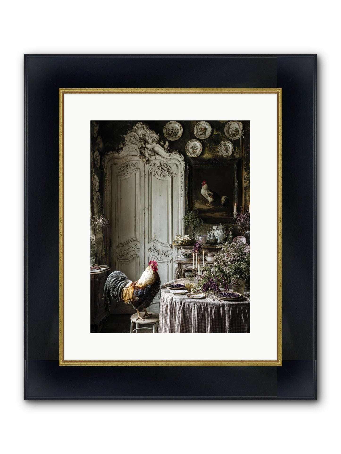 Those Memories Framed Print - Wide Black w/Gold 12x16
