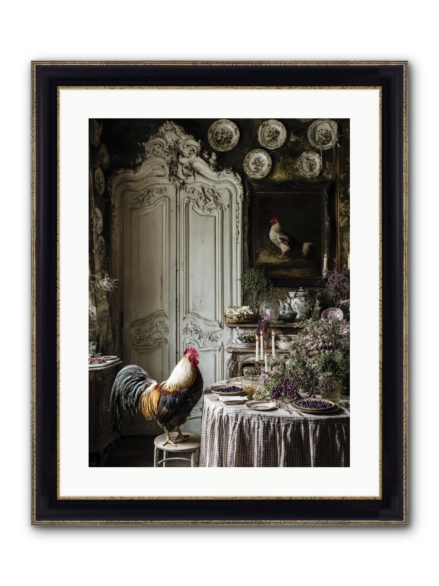 Those Memories Framed Print - Black & Gold 18x24