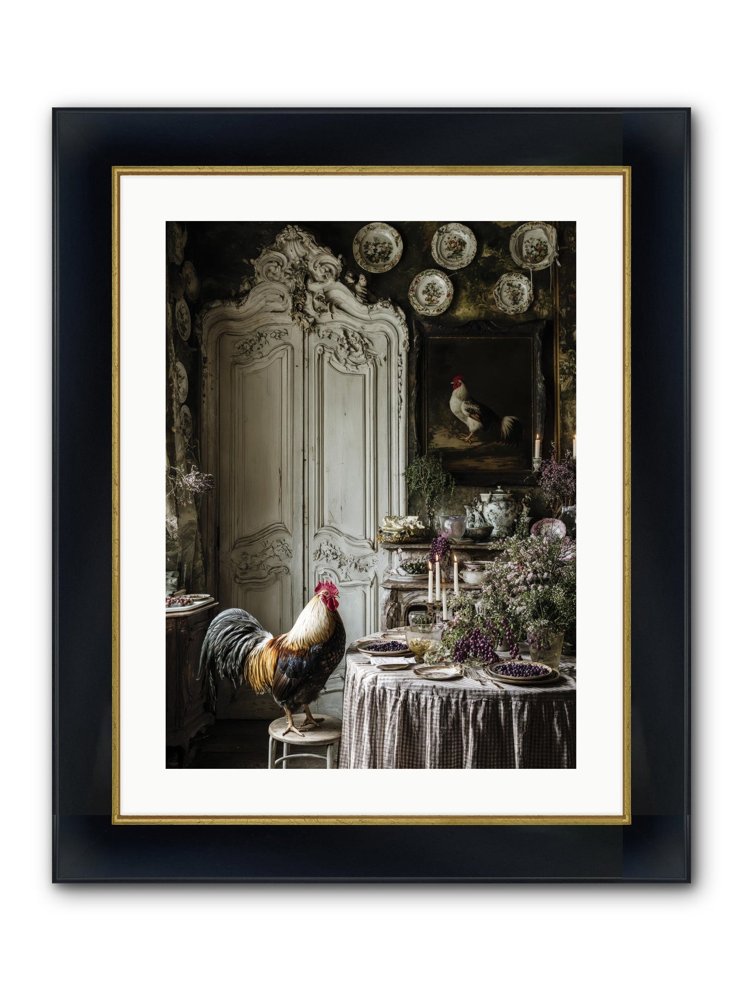 Those Memories Framed Print - Wide Black w/Gold 18x24