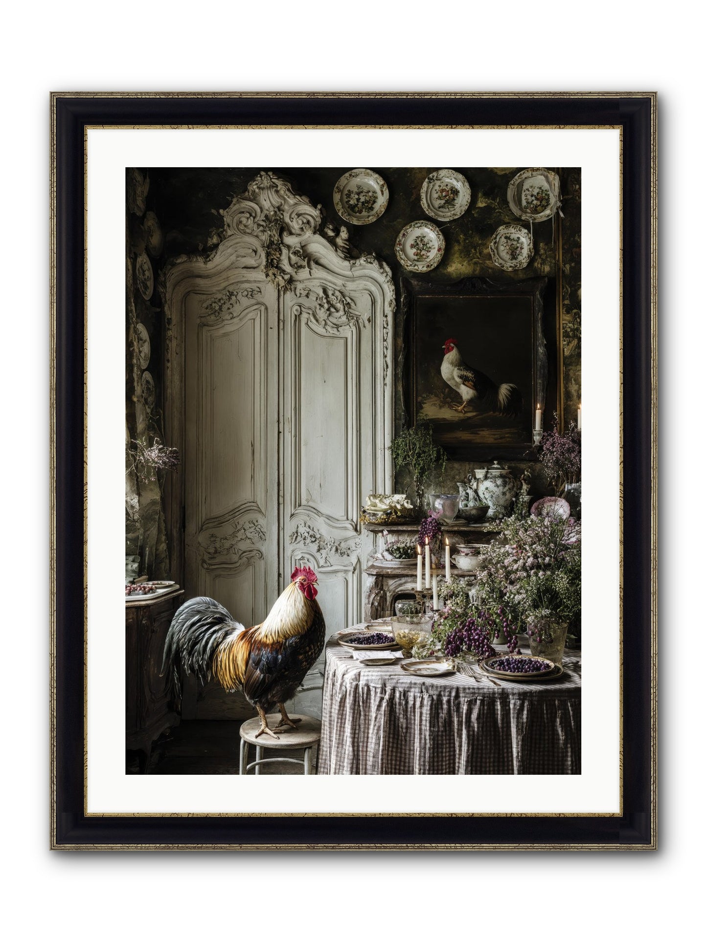 Those Memories Framed Print - Black & Gold 24x32