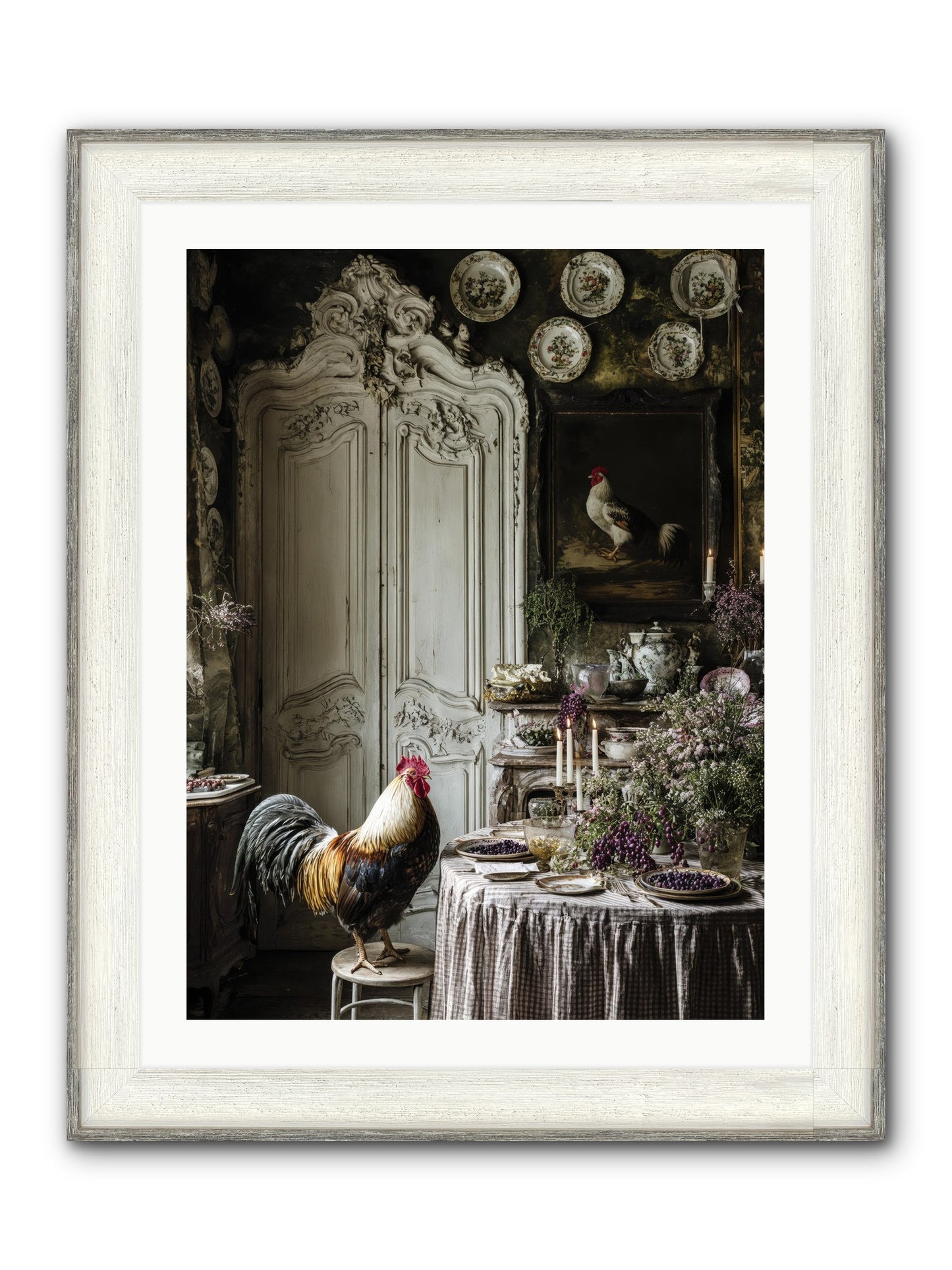 Those Memories Framed Print - Driftwood White 24x32