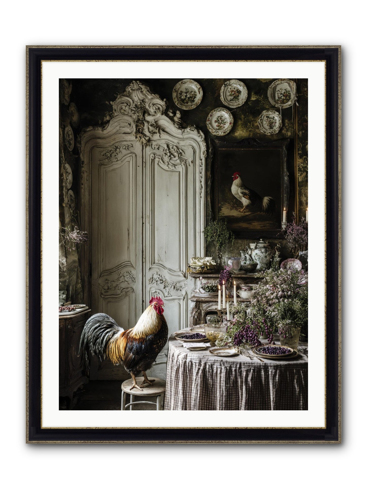 Those Memories Framed Print - Black & Gold 30x40