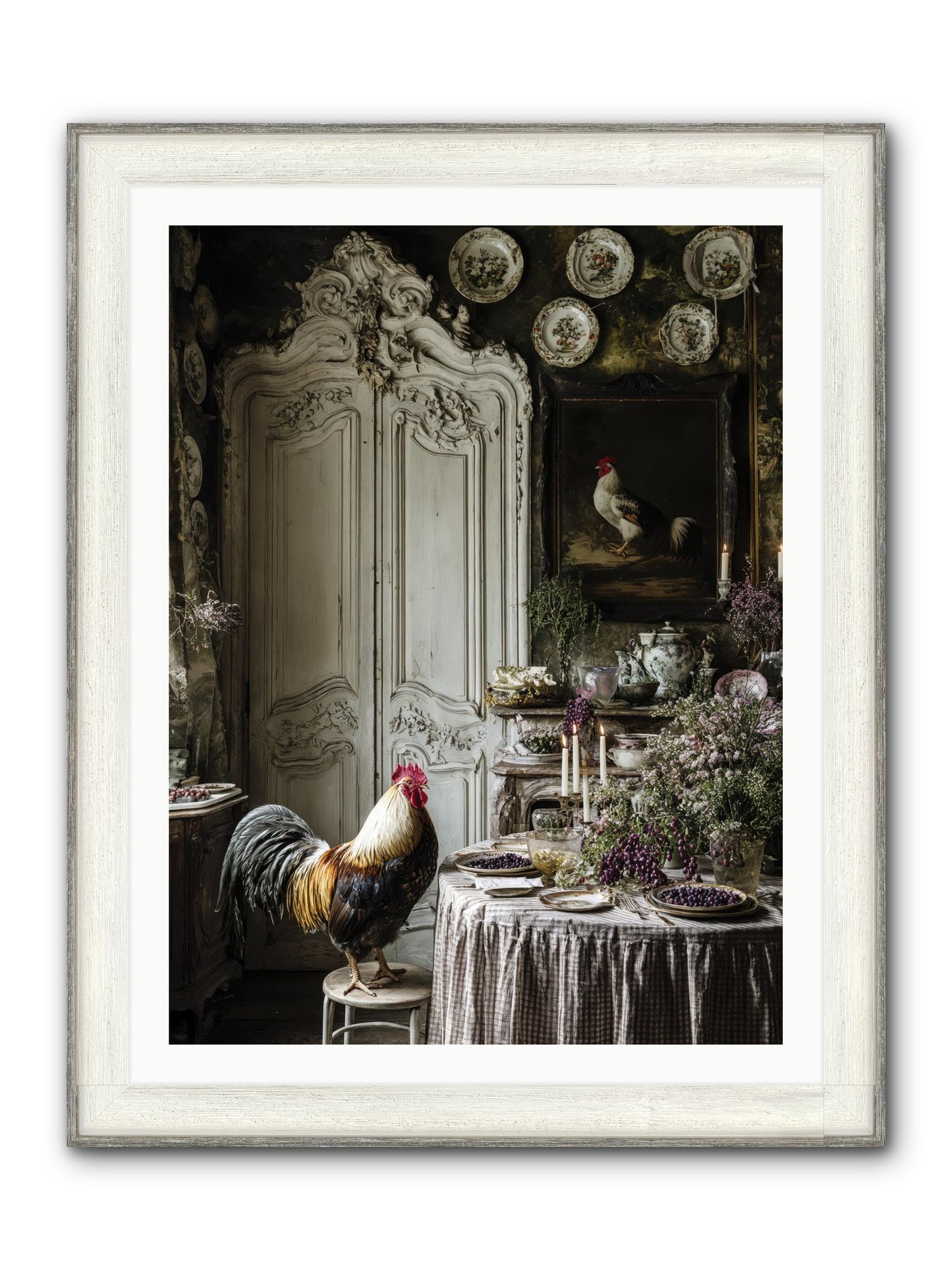 Those Memories Framed Print - Driftwood White 30x40