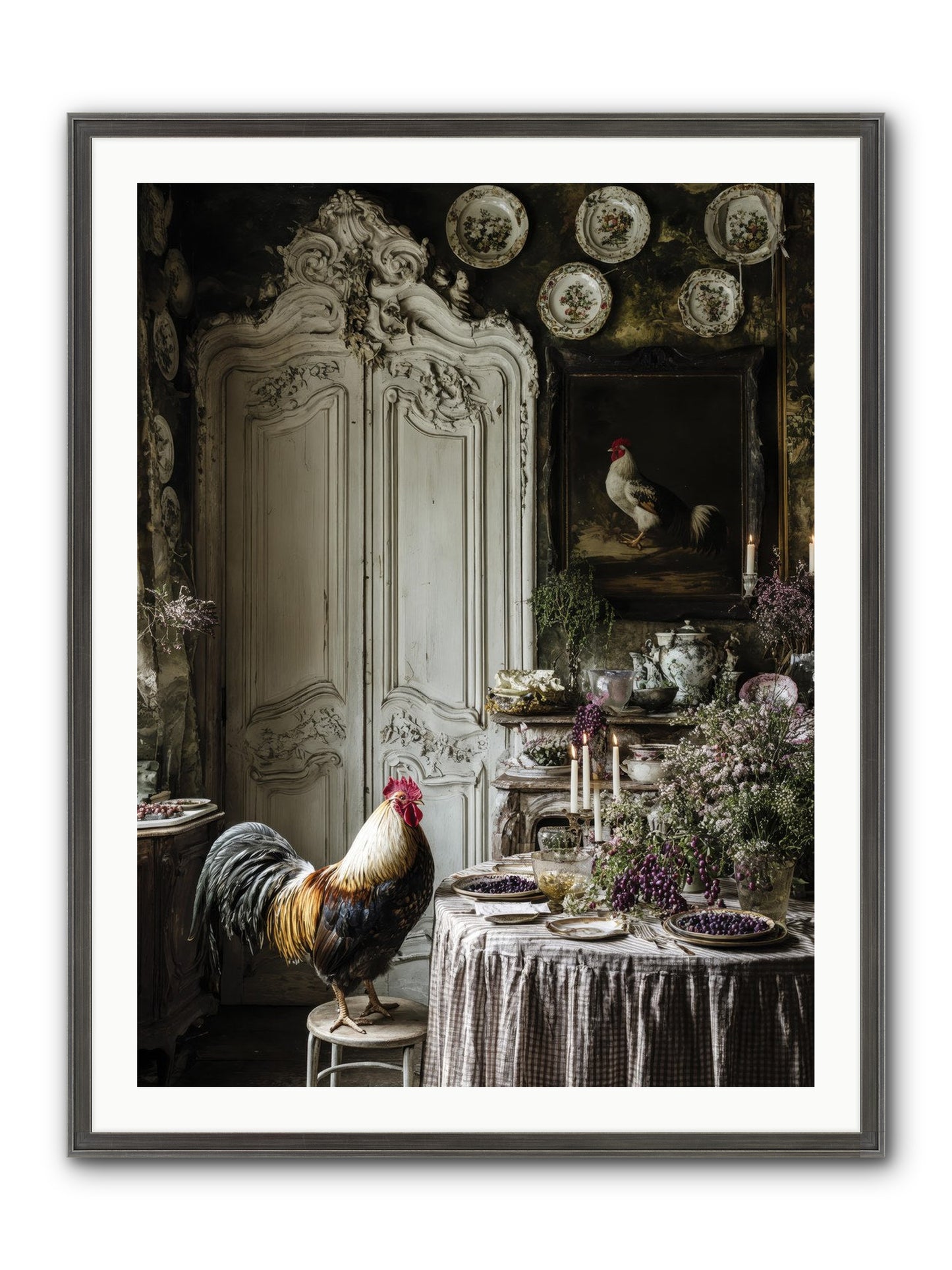 Those Memories Framed Print - Slimwoods Black/Silver 30x40