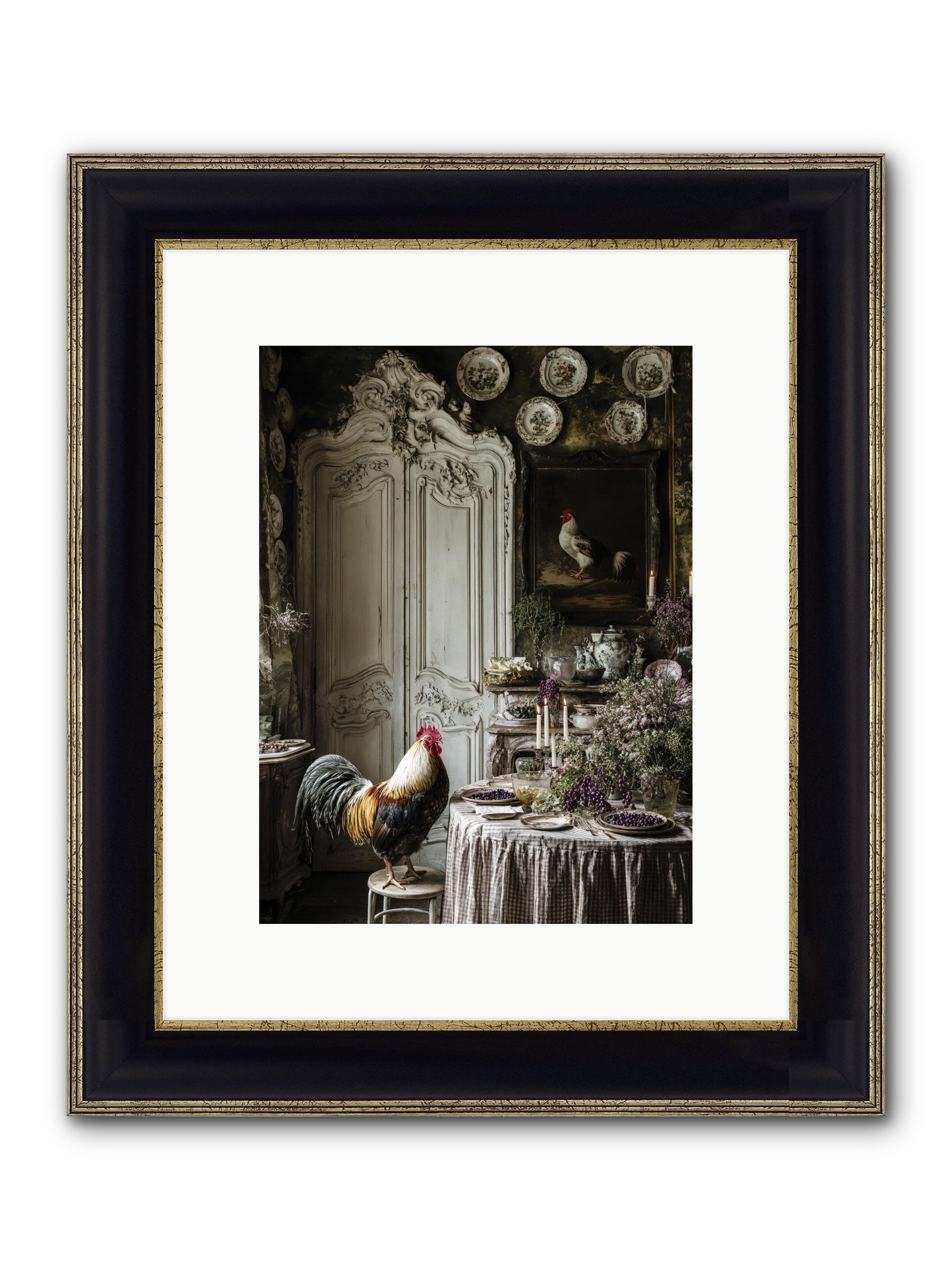 Those Memories Framed Print - Black & Gold 9x12