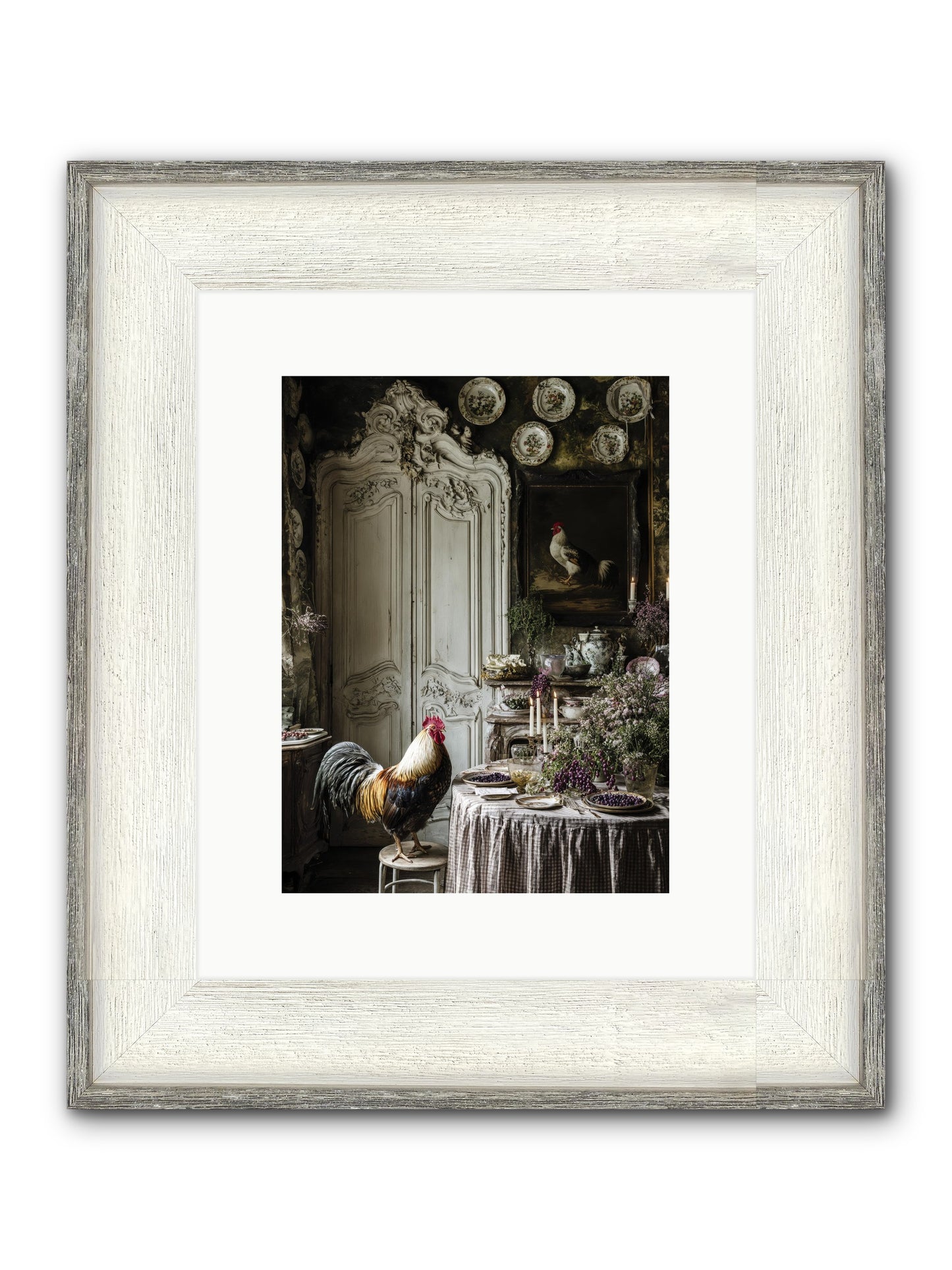 Those Memories Framed Print - Driftwood White 9x12