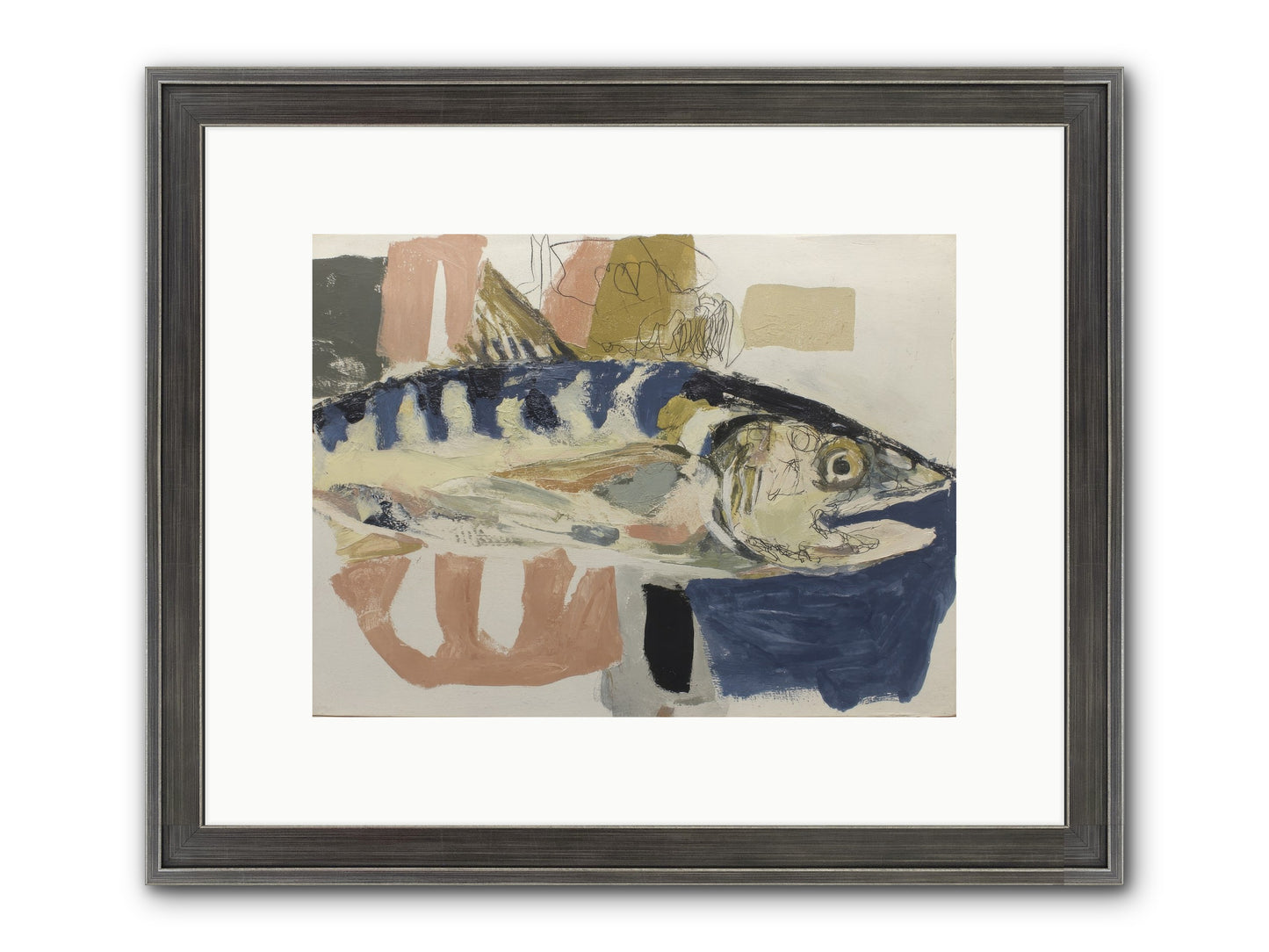 Threshold Framed Print - Slimwoods Black/Silver 12x9