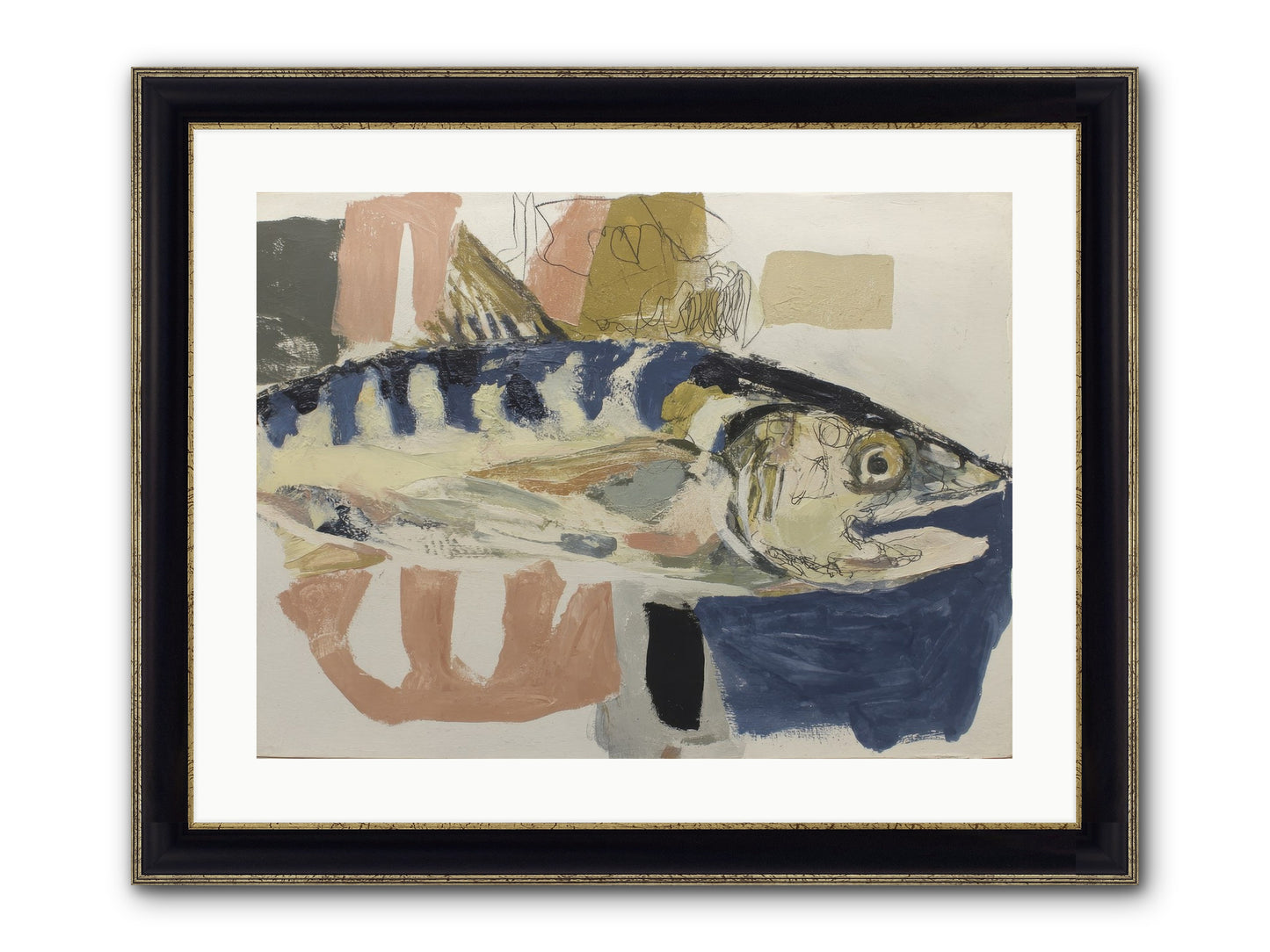 Threshold Framed Print - Black & Gold 24x18