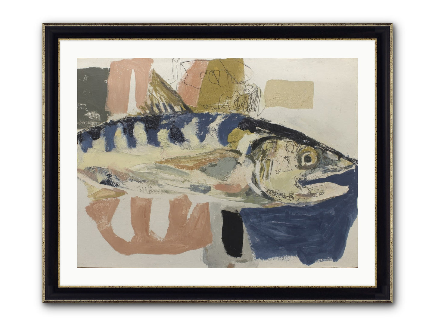 Threshold Framed Print - Black & Gold 32x24