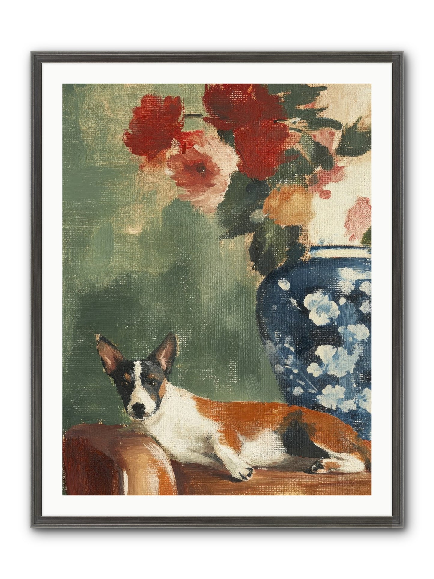 Through The Jasmine Gate Framed Print - Slimwoods Black/Silver 30x40