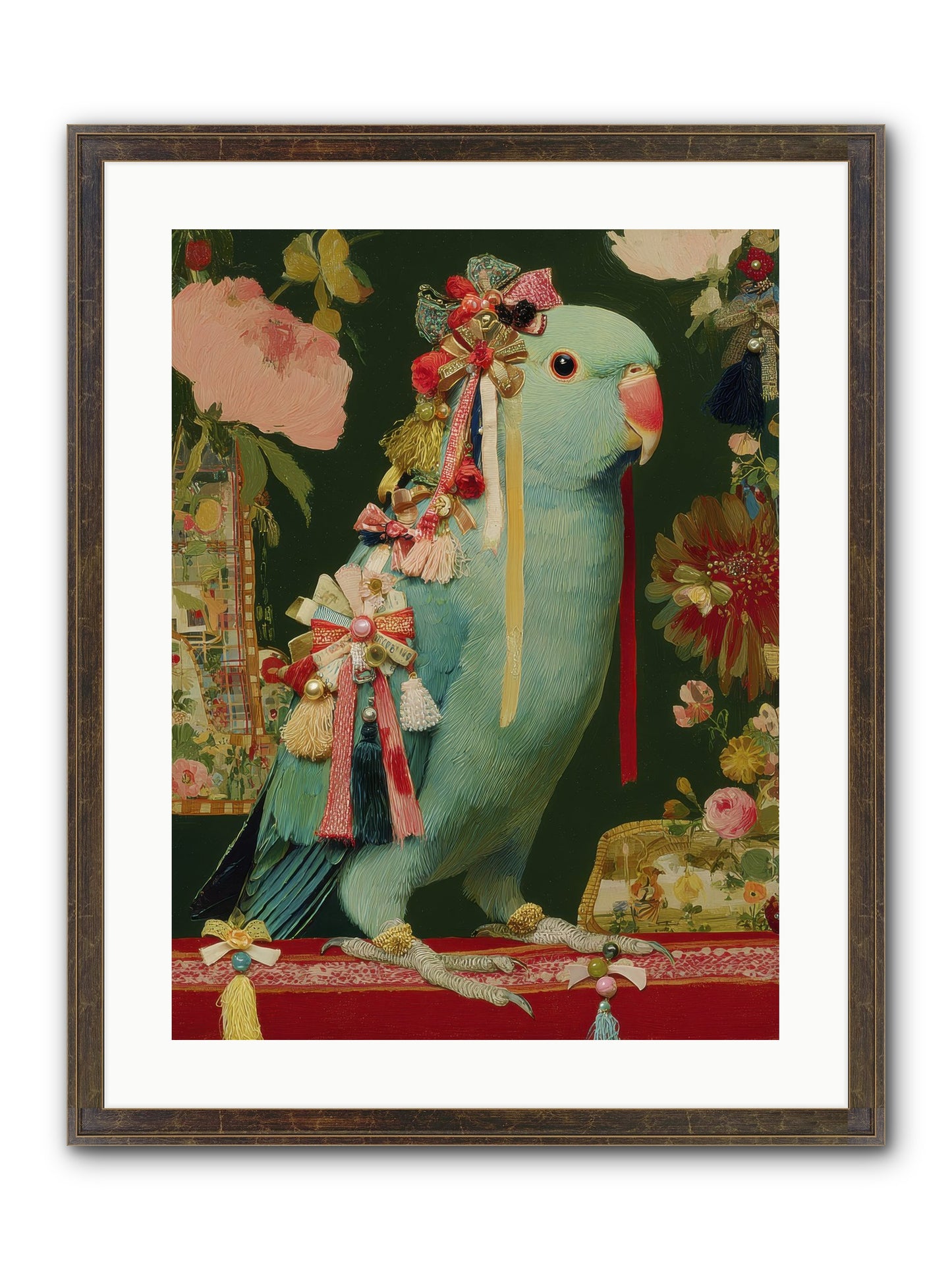 Through The Orchard No.1 Framed Print - Slimwoods Black/Gold 18x24