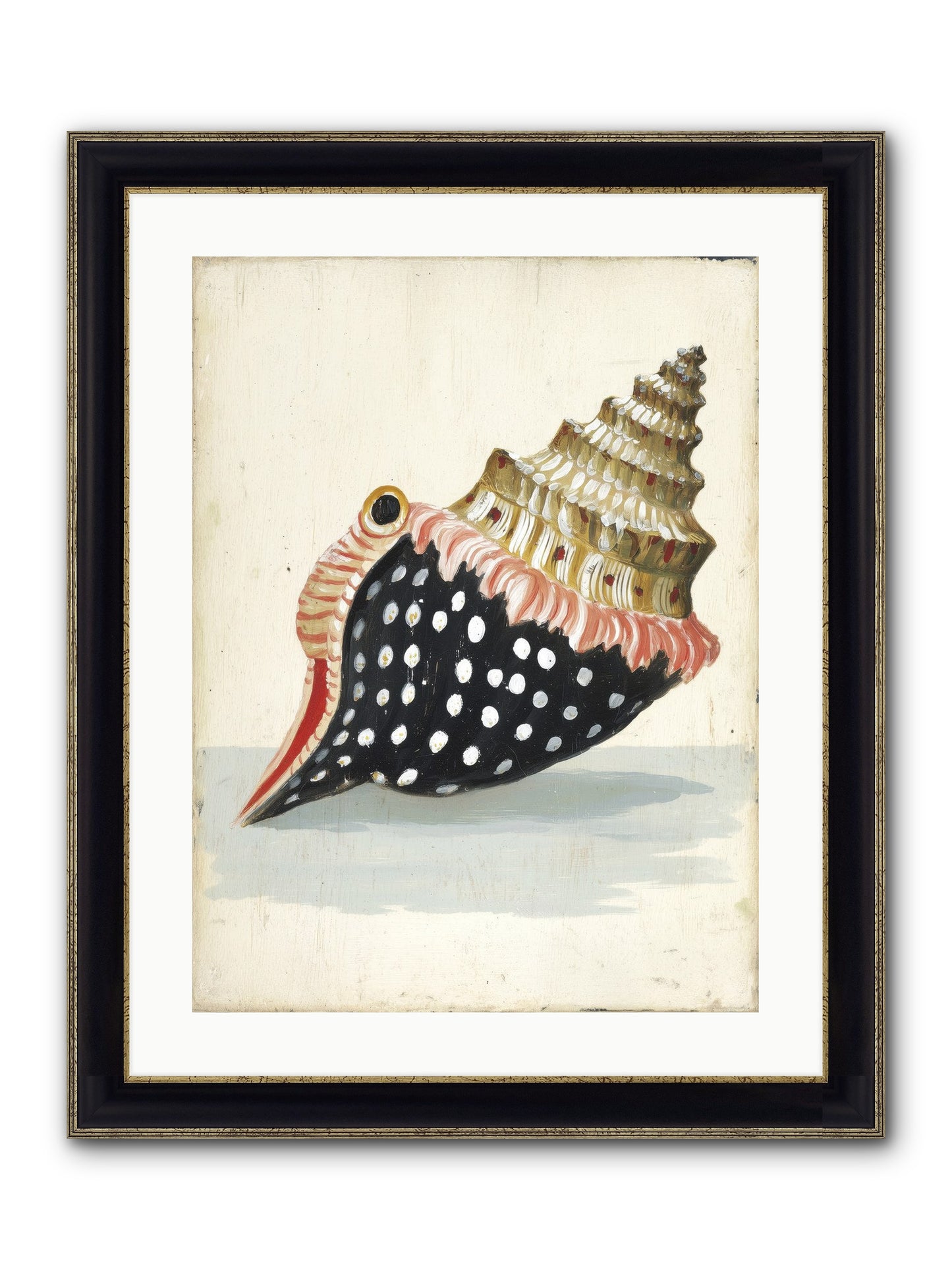 Time Traveler Framed Print - Black & Gold 18x24