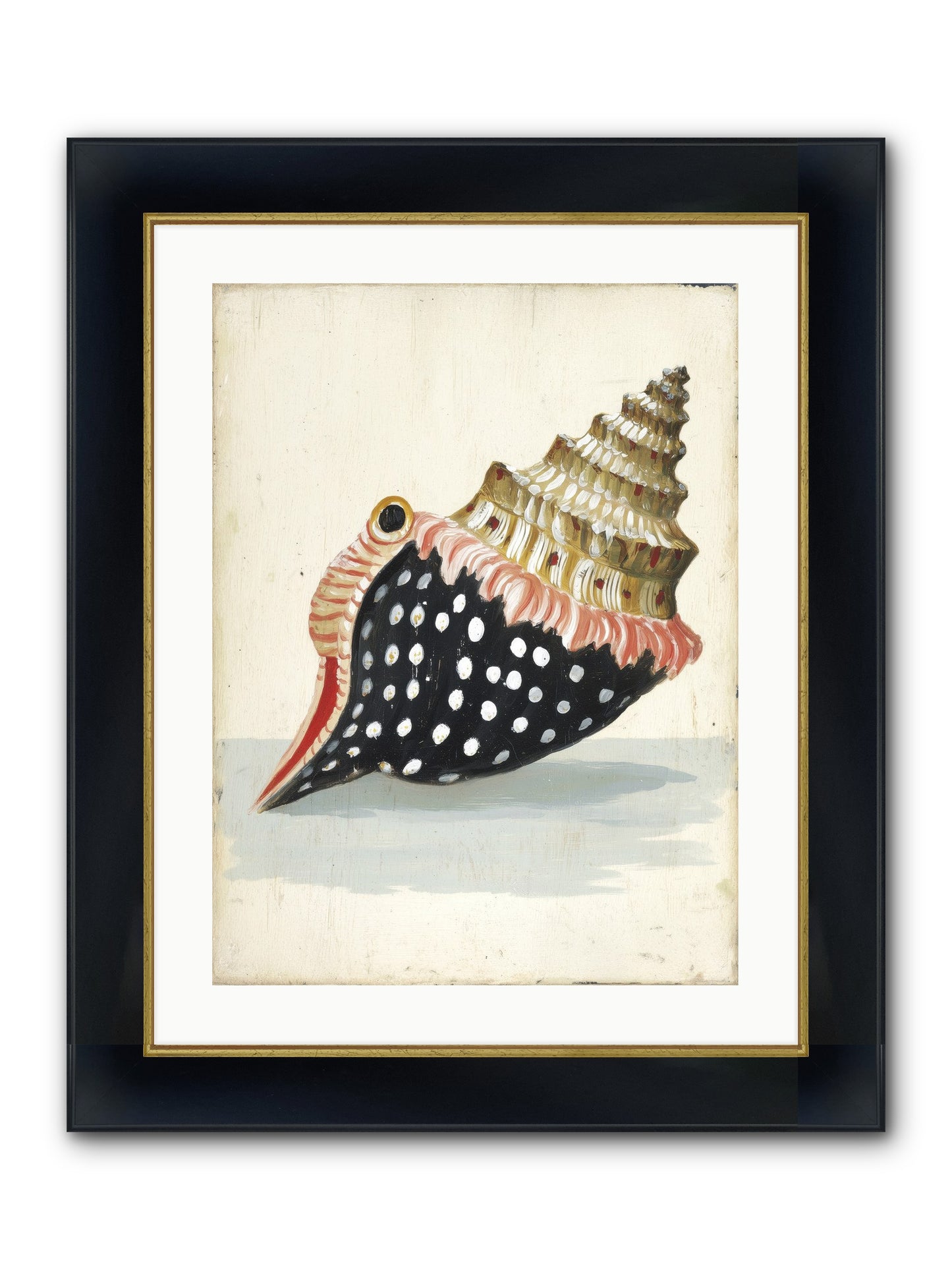 Time Traveler Framed Print - Wide Black w/Gold 18x24