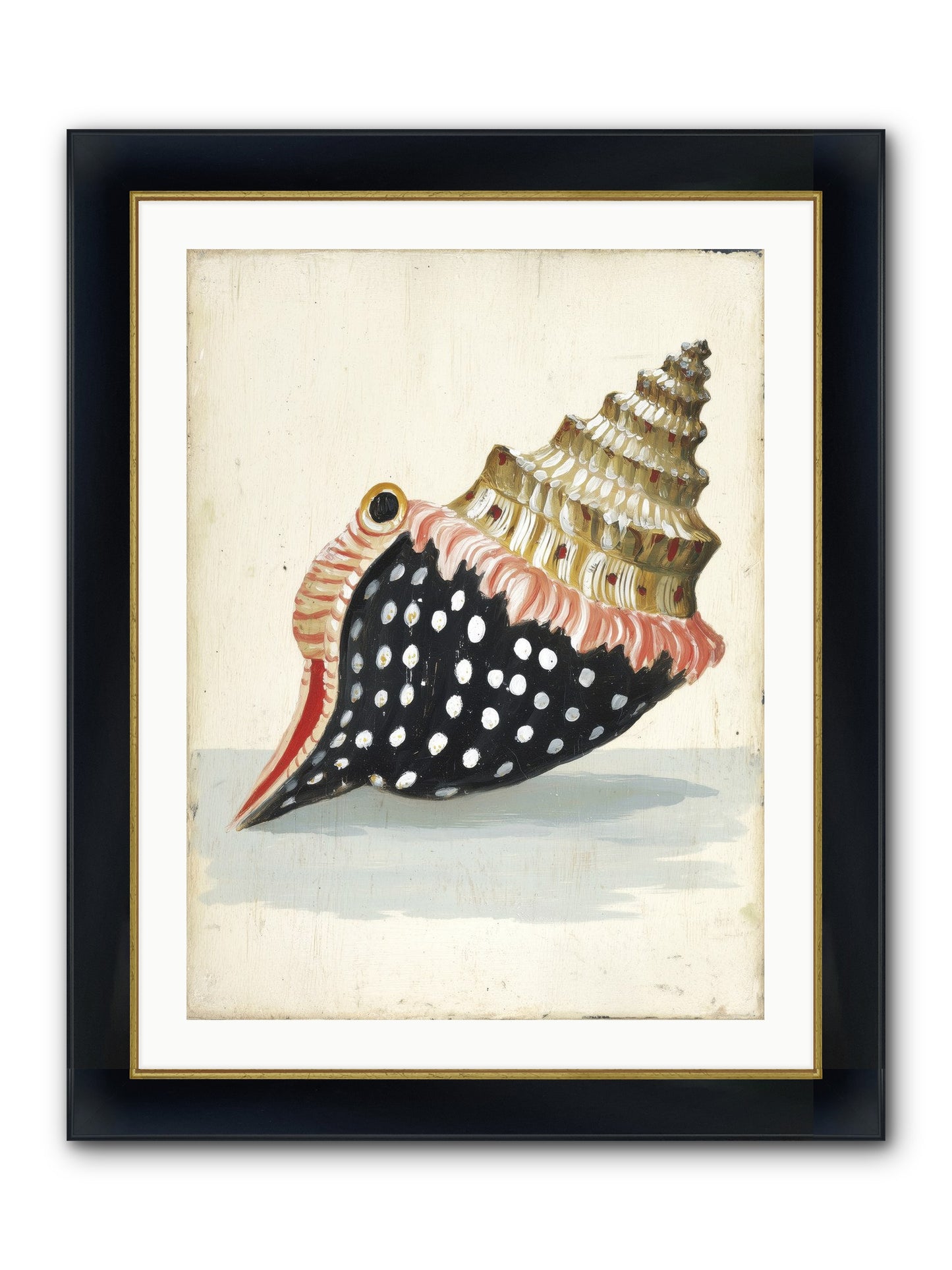 Time Traveler Framed Print - Wide Black w/Gold 24x32