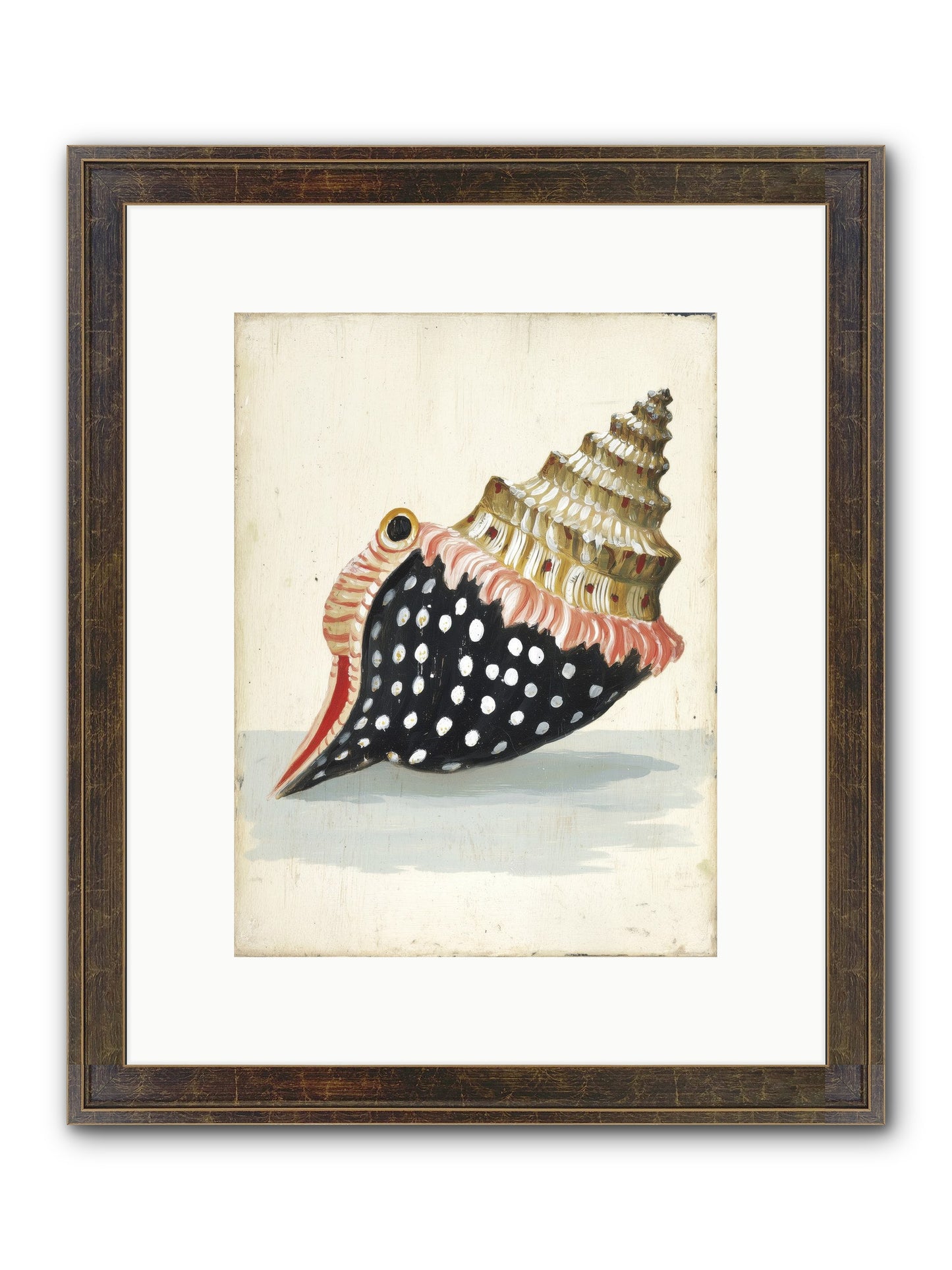 Time Traveler Framed Print - Slimwoods Black/Gold 9x12