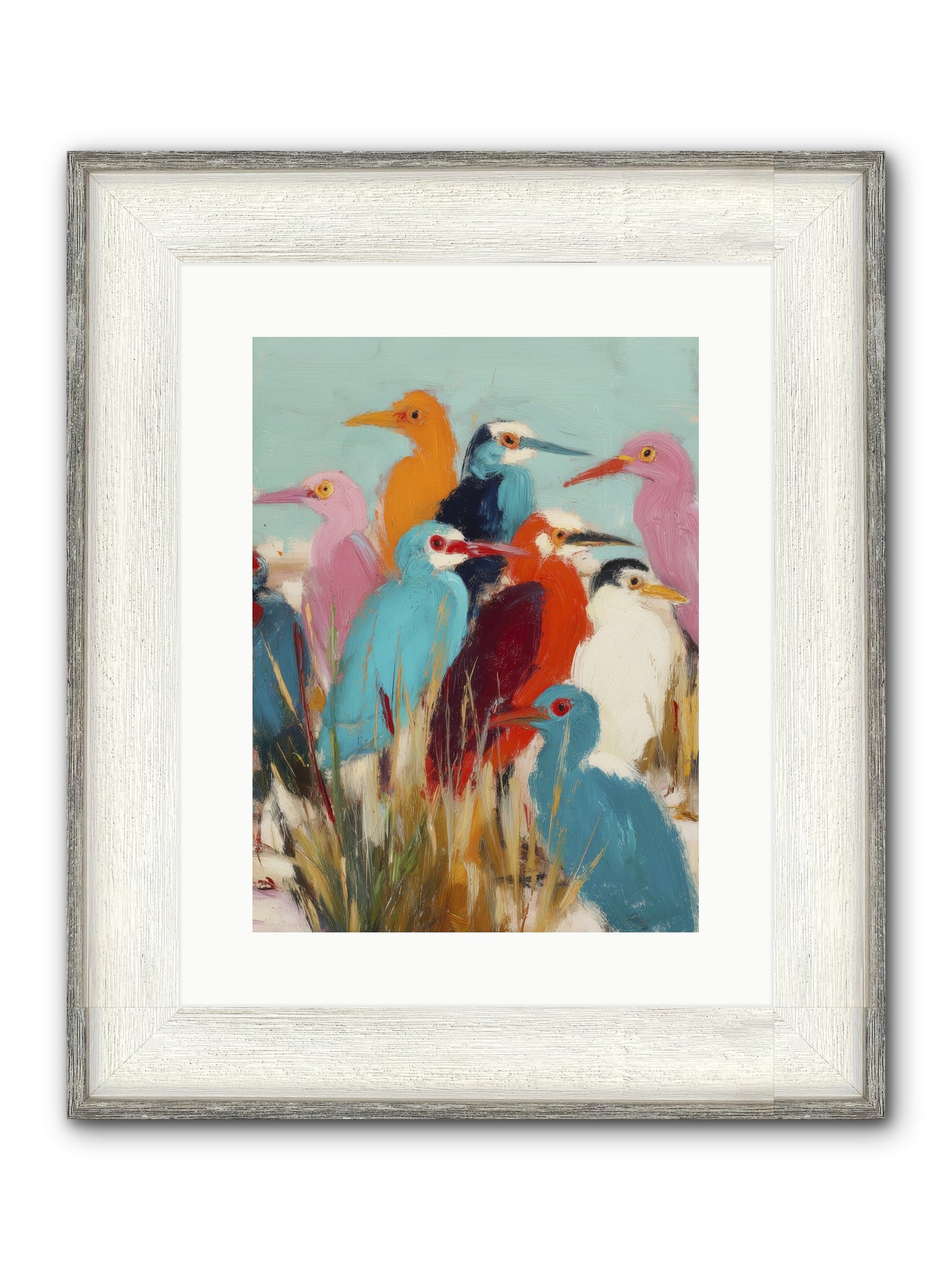 Timeless Songs Framed Print - Driftwood White 12x16