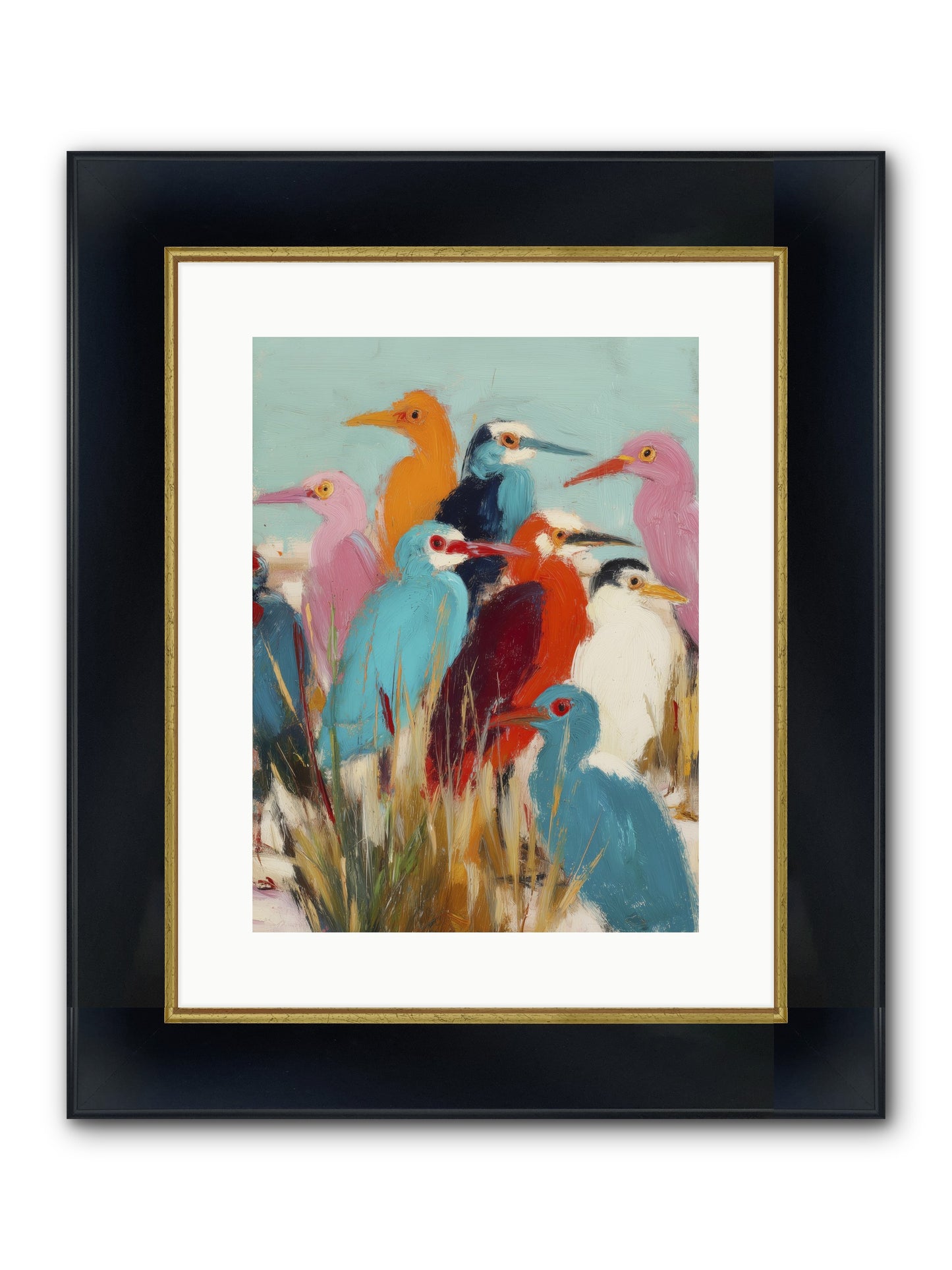 Timeless Songs Framed Print - Wide Black w/Gold 12x16