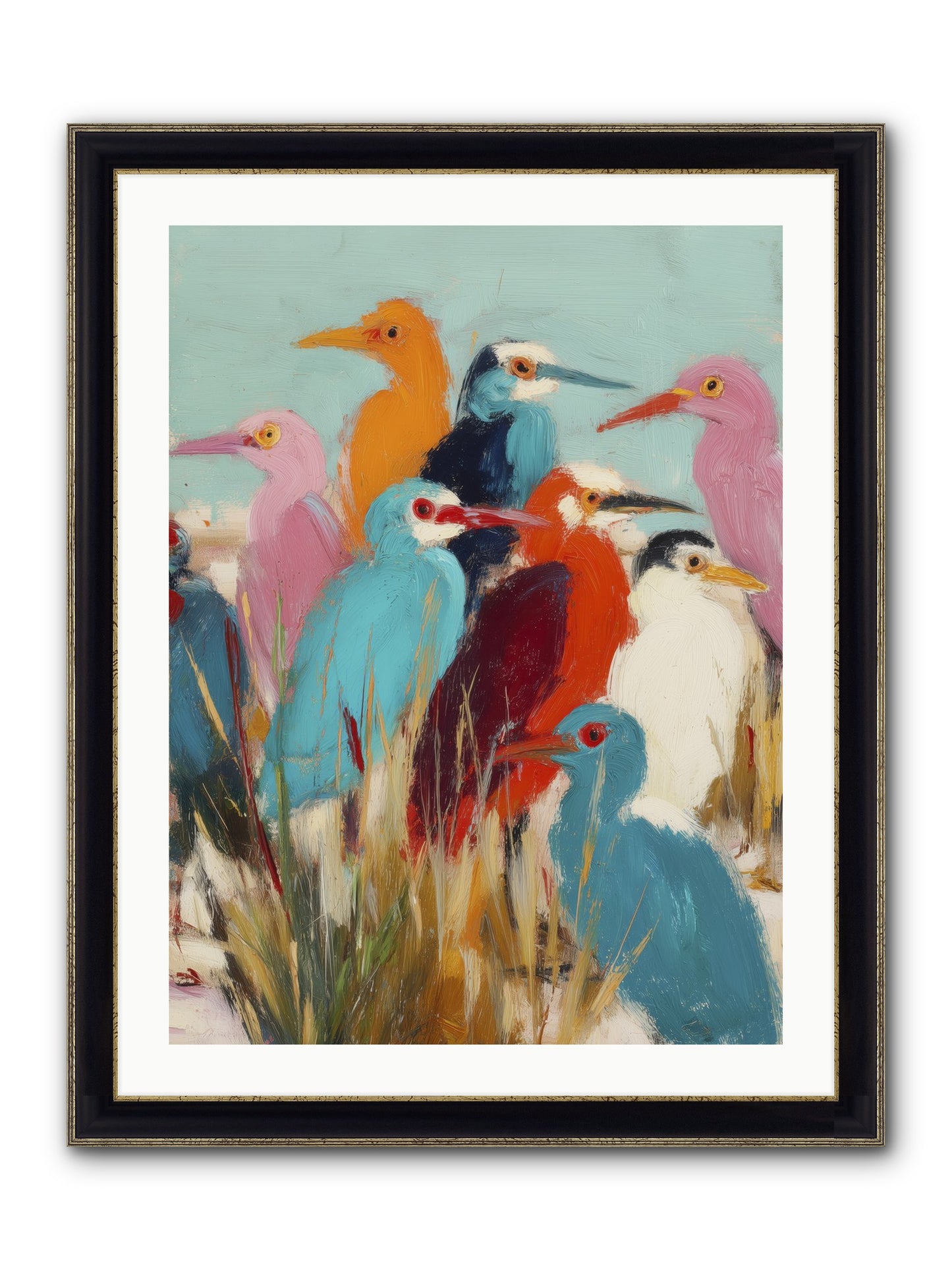 Timeless Songs Framed Print - Black & Gold 24x32