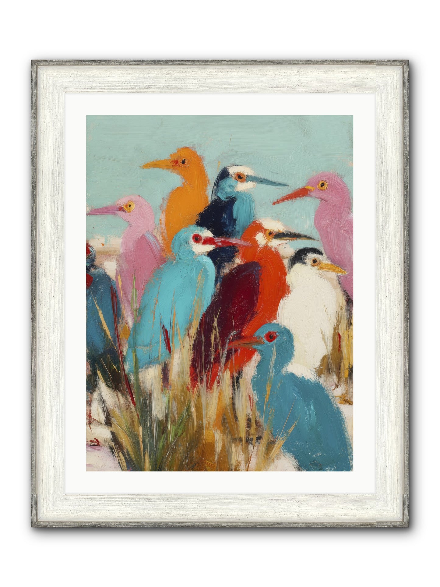 Timeless Songs Framed Print - Driftwood White 24x32
